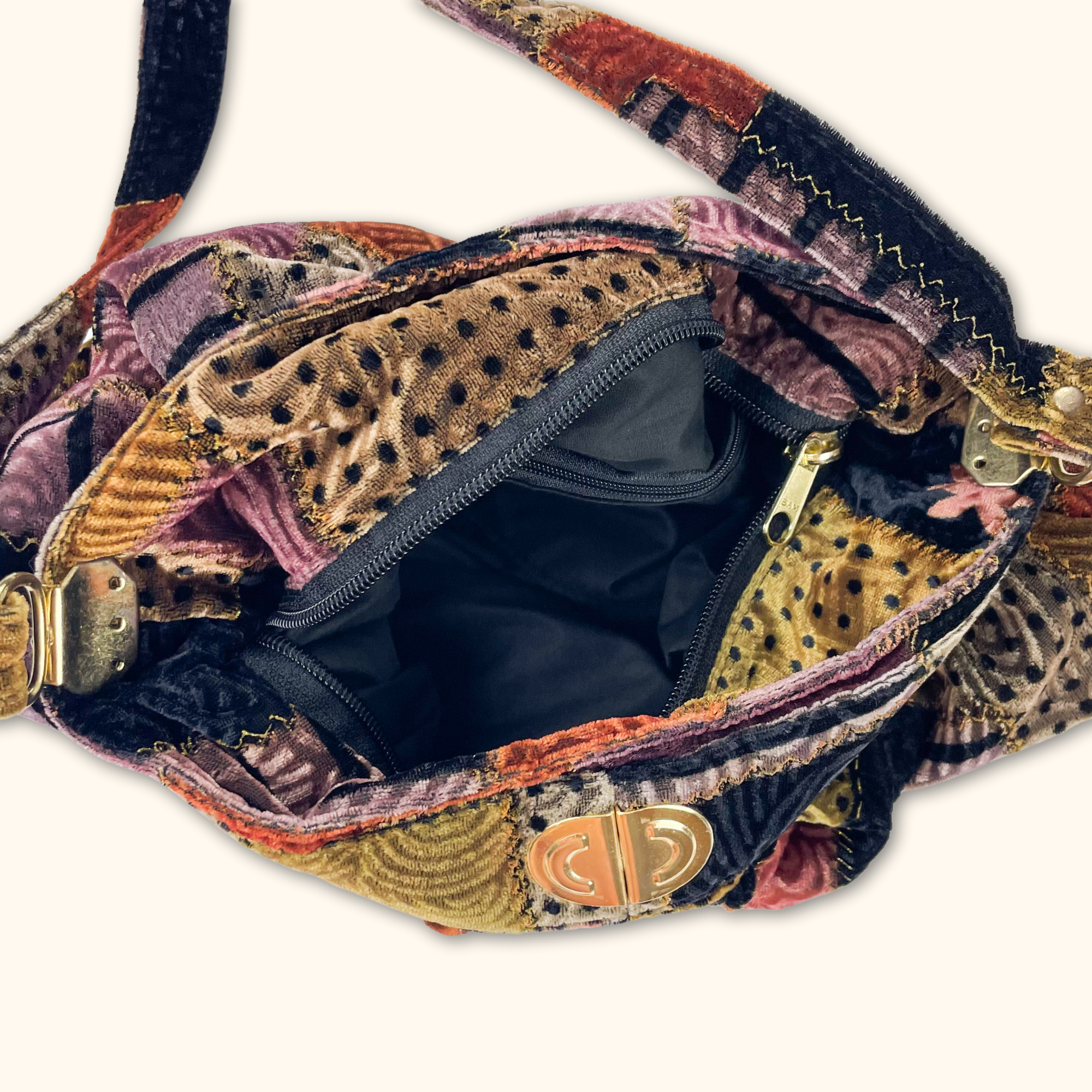 Vintage Patchwork Boho Shoulder Bag - - Bags