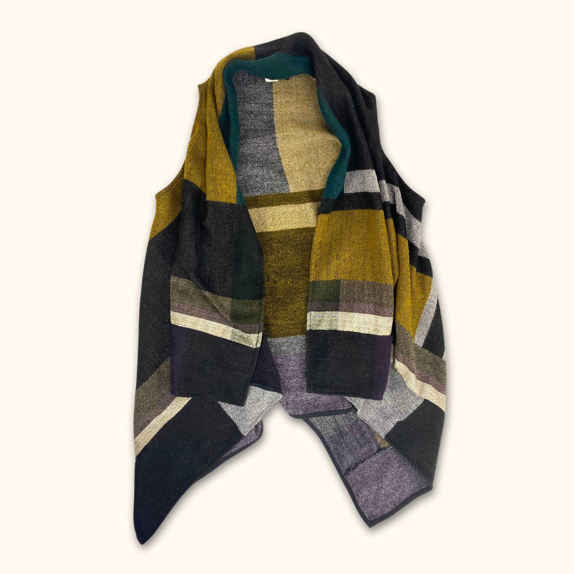 River Island Wool Blend Longline Kimono - Size Medium -  - Coats & jackets