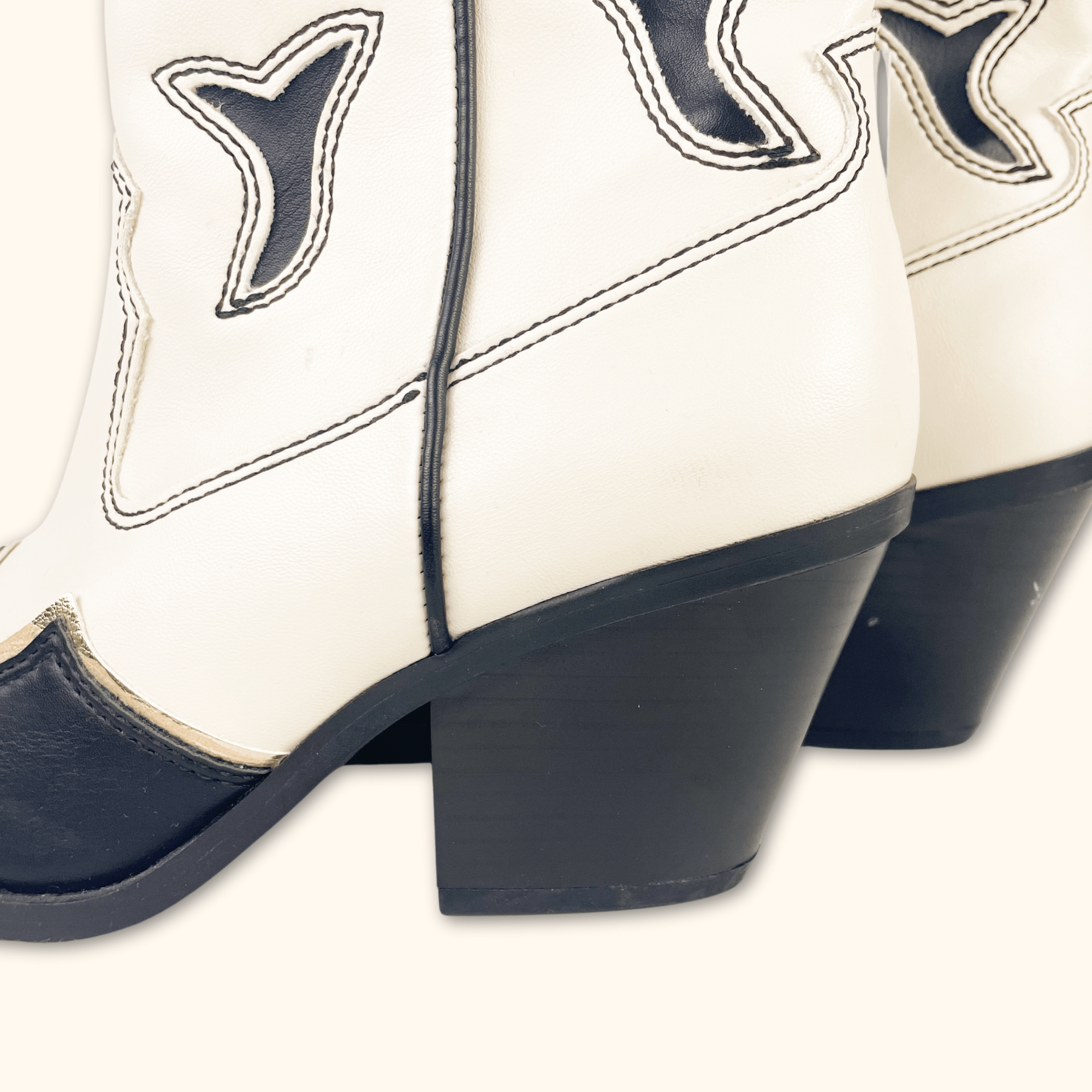 Stradivarius Cowboy Ankle Boots - Size 4 Stradivarius