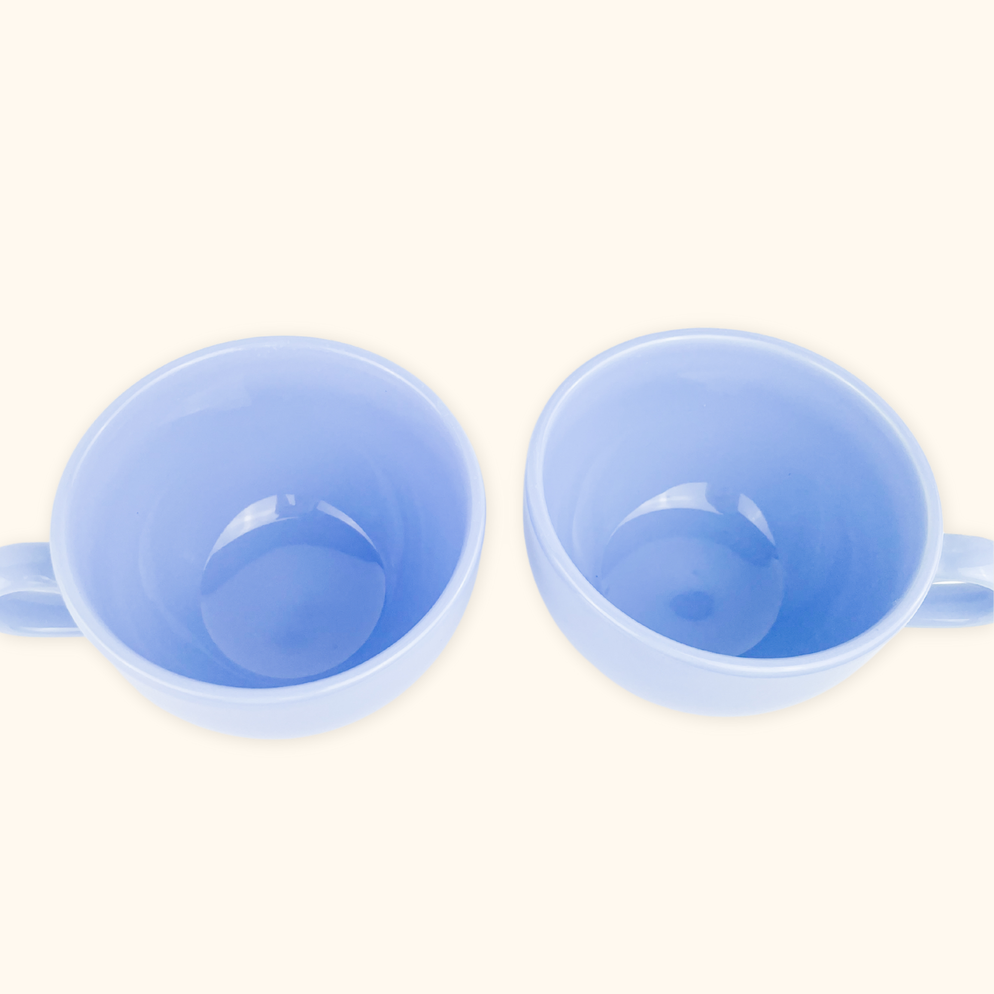 Tams Pottery Lilac Large Coffee Mugs Set of 2 Tams Pottery