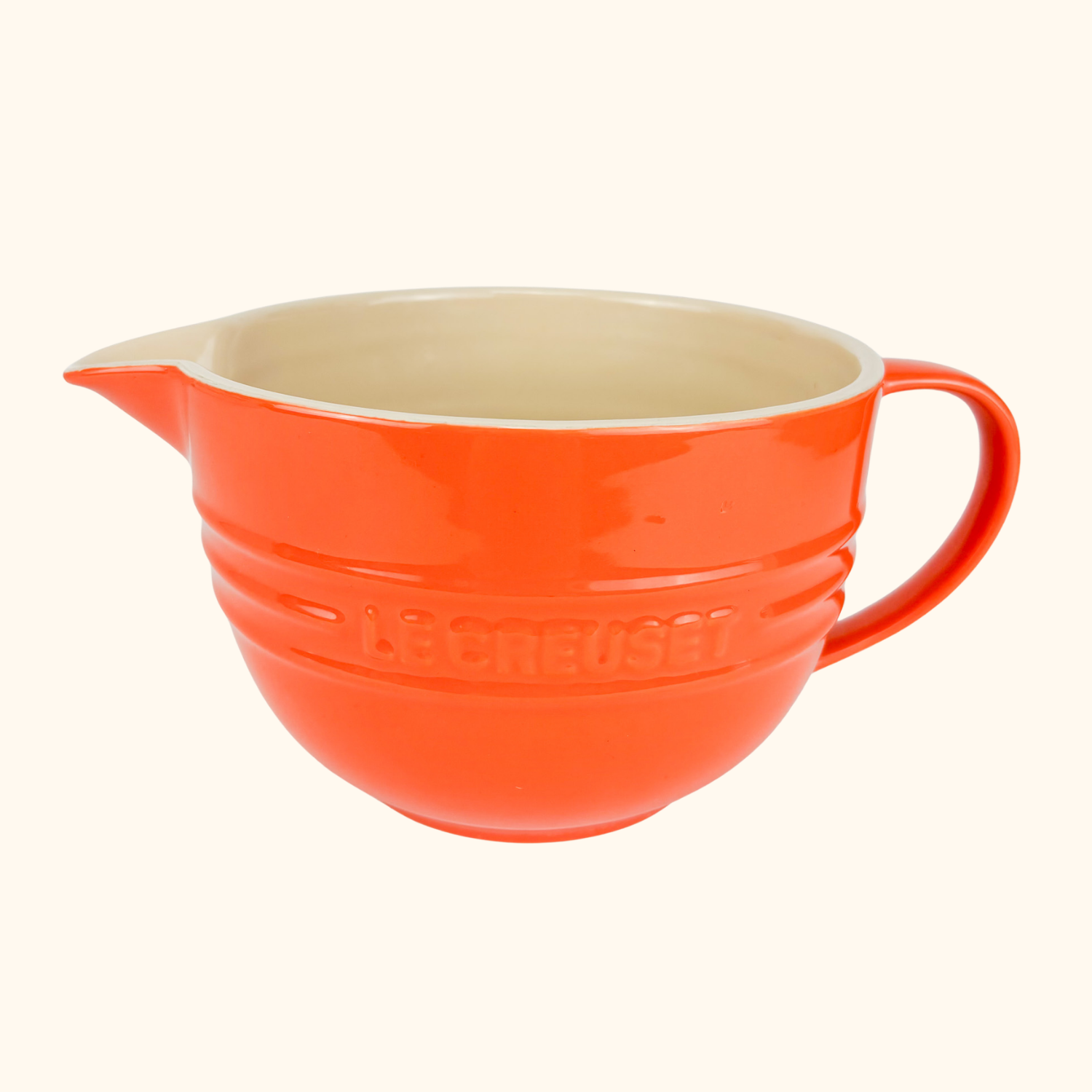 Le Creuset Stoneware Orange Batter Bowl 2L