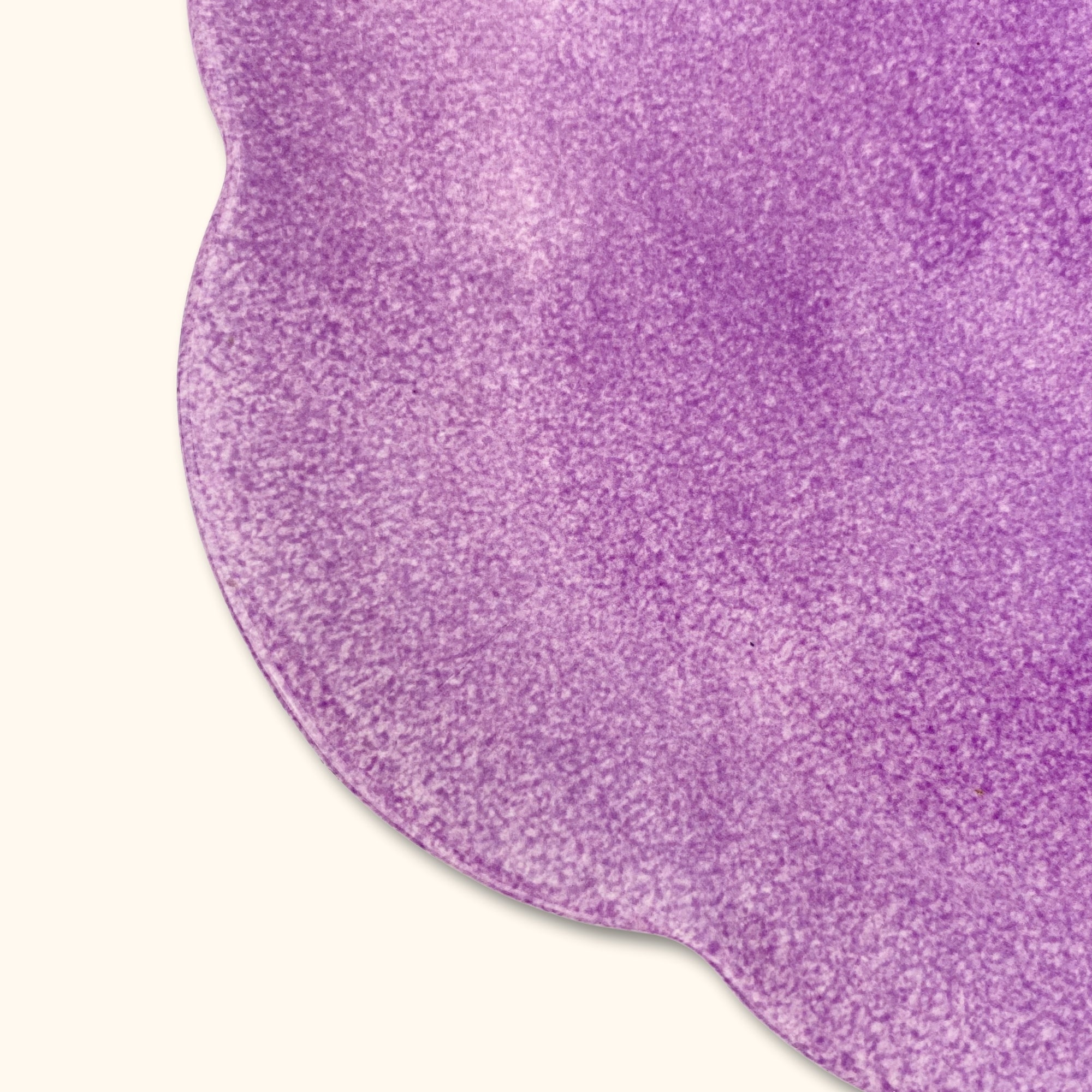 Maryse Boxer Purple Flower Serving Plate - - Dishware