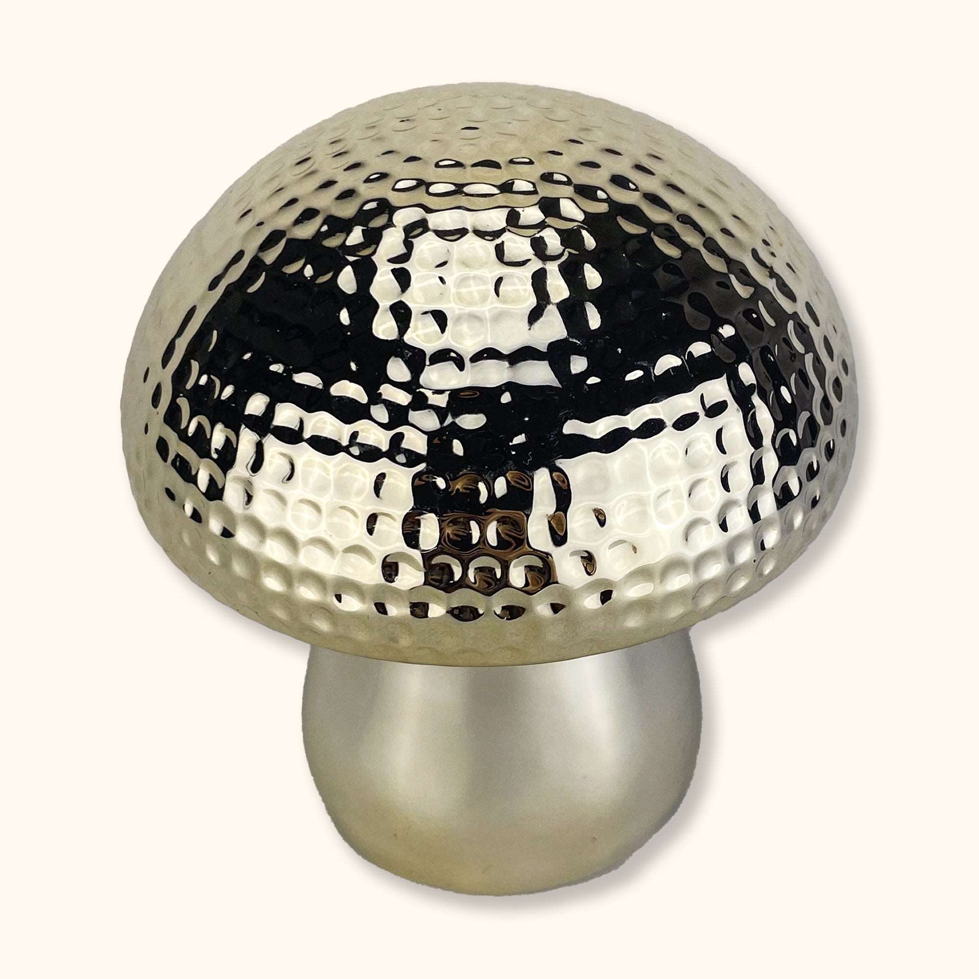 Funky Gold Mushroom Ornament - - Ornaments
