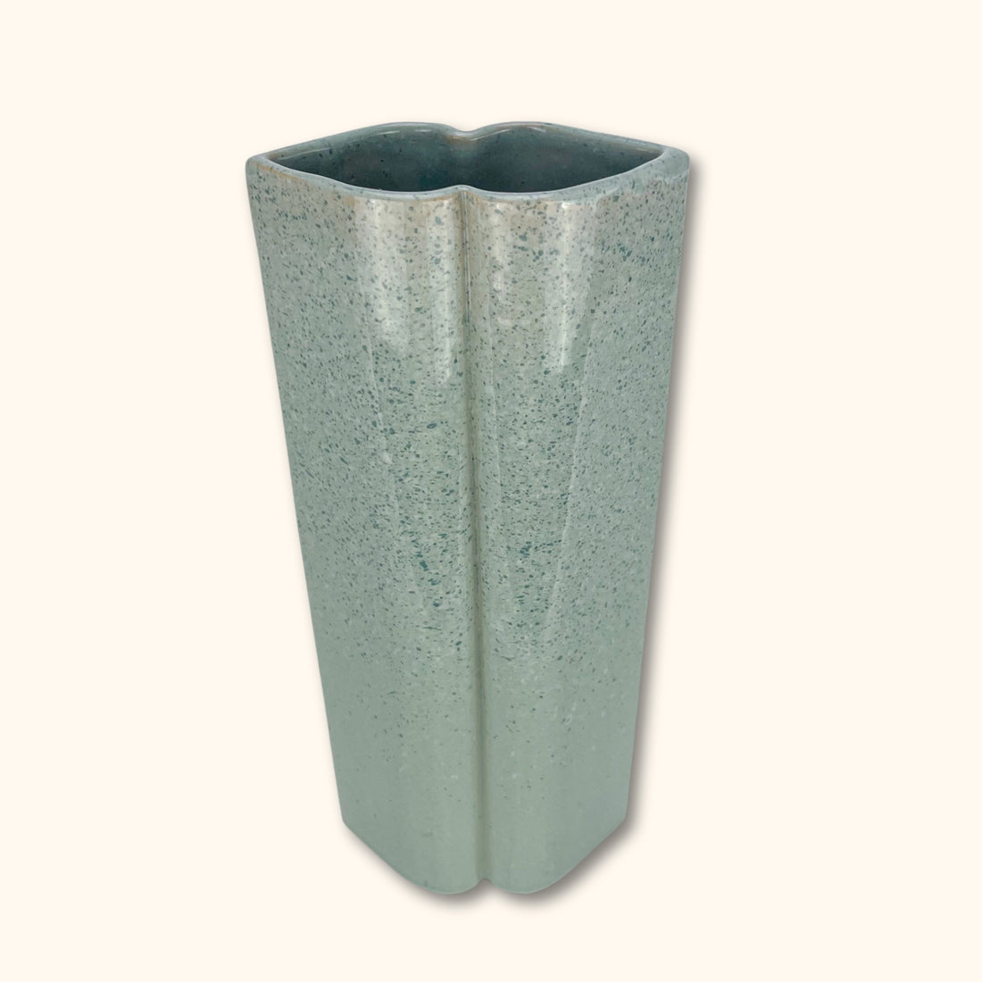 Mint Green Glazed Vase - - Vases