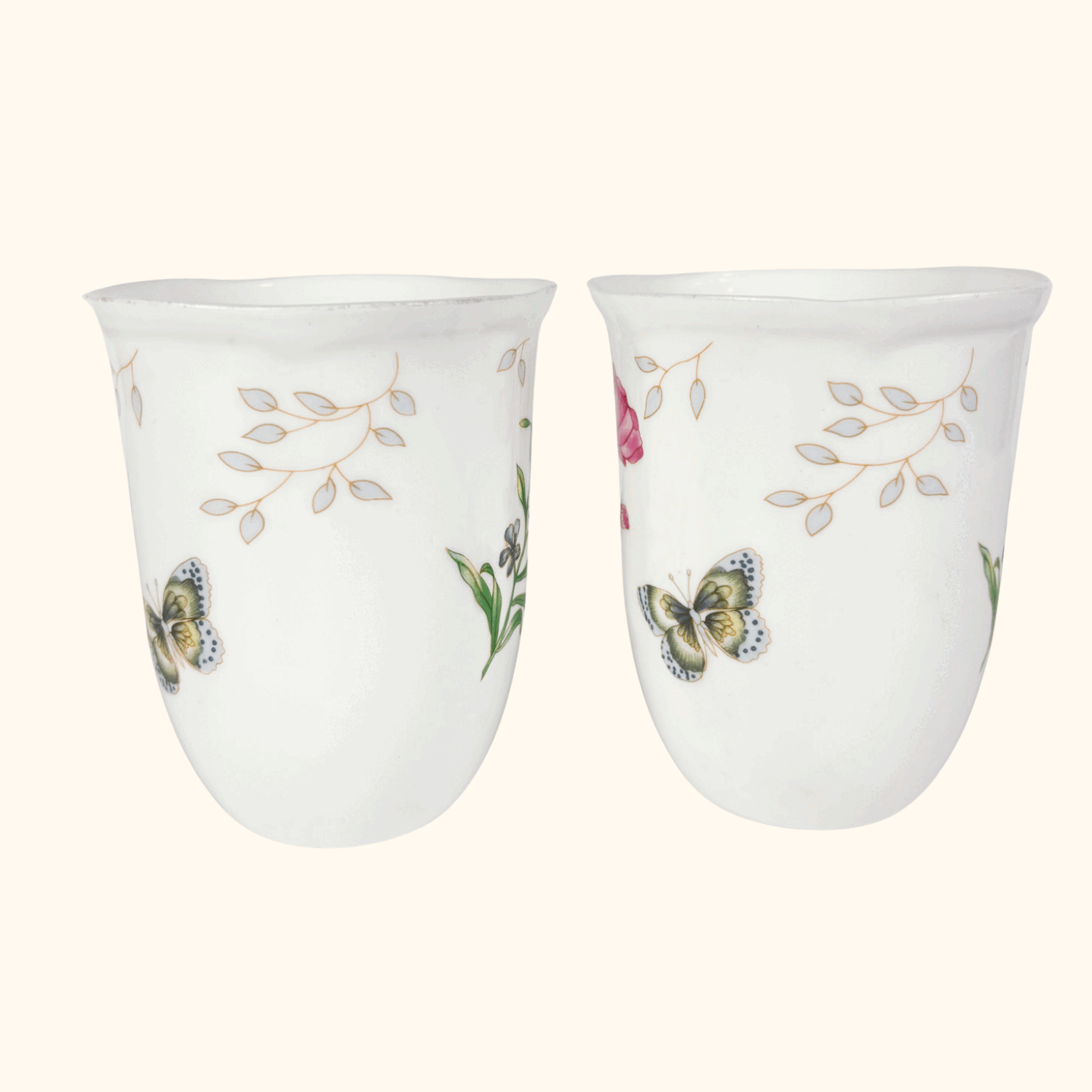 Sabichi Bone China Floral Mugs - Set of 2 Sabichi