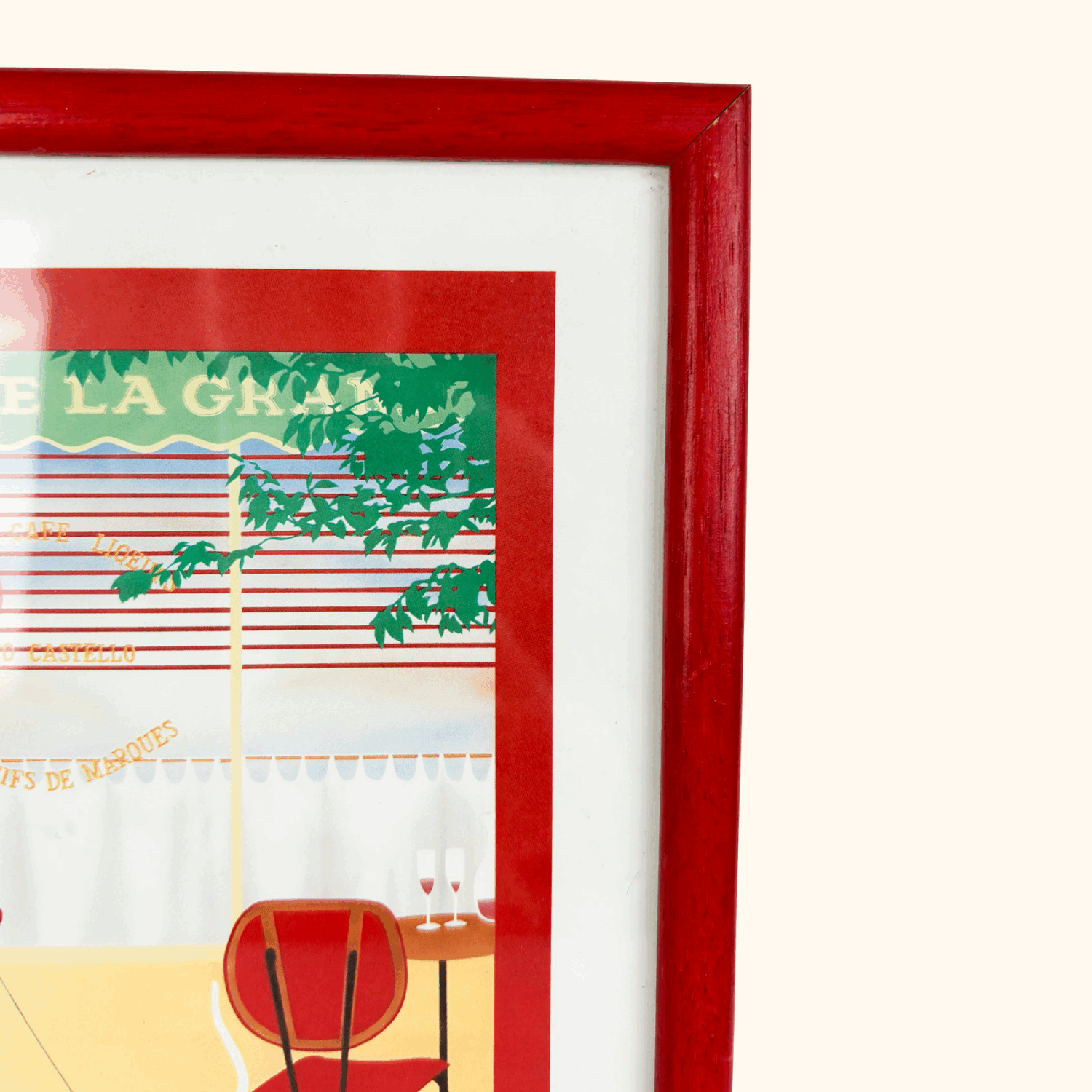 Vintage 1980s Jean Yarwood Side Walk Framed Print Jean Yarwood