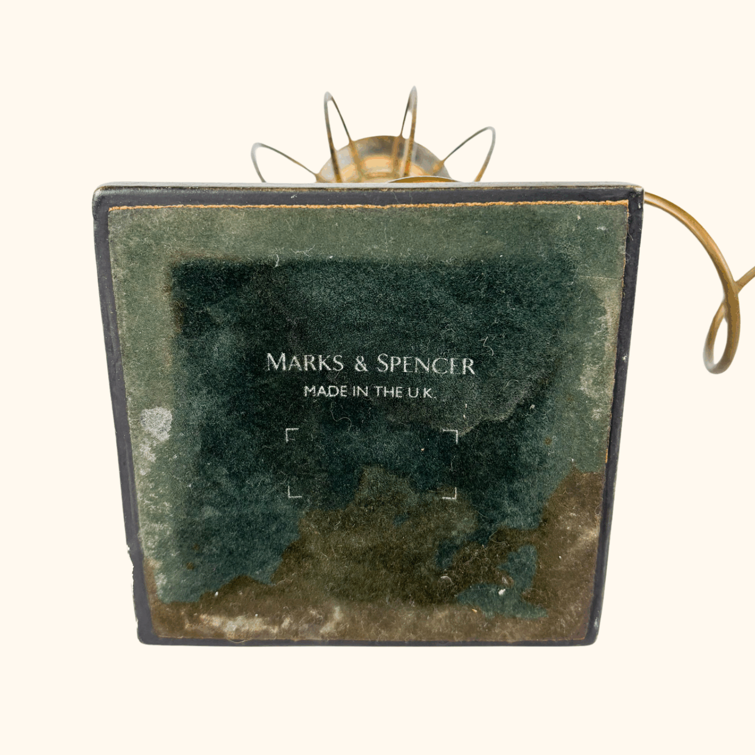 Vintage M&S Home Bird Cage Antique Style Bronze Table Lamp Marks and Spencer