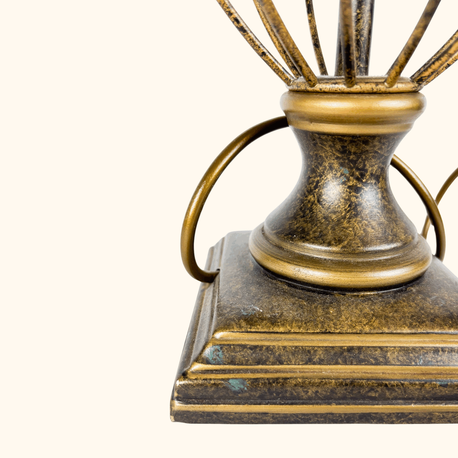 Vintage M&S Home Bird Cage Antique Style Bronze Table Lamp Marks and Spencer