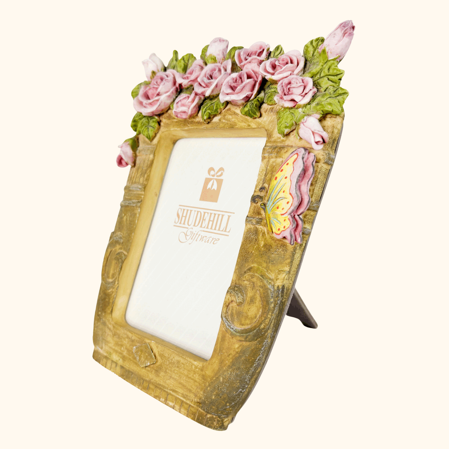 Shudehill Giftware 3D Pink Roses Ceramic Picture Frame Shudehill Giftware