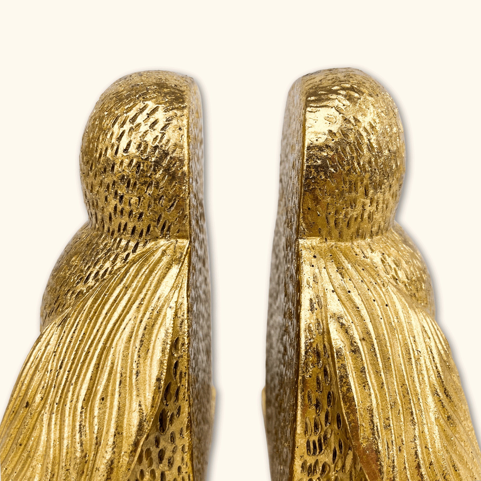 Gold Worker Bee Bookends - - Decoration