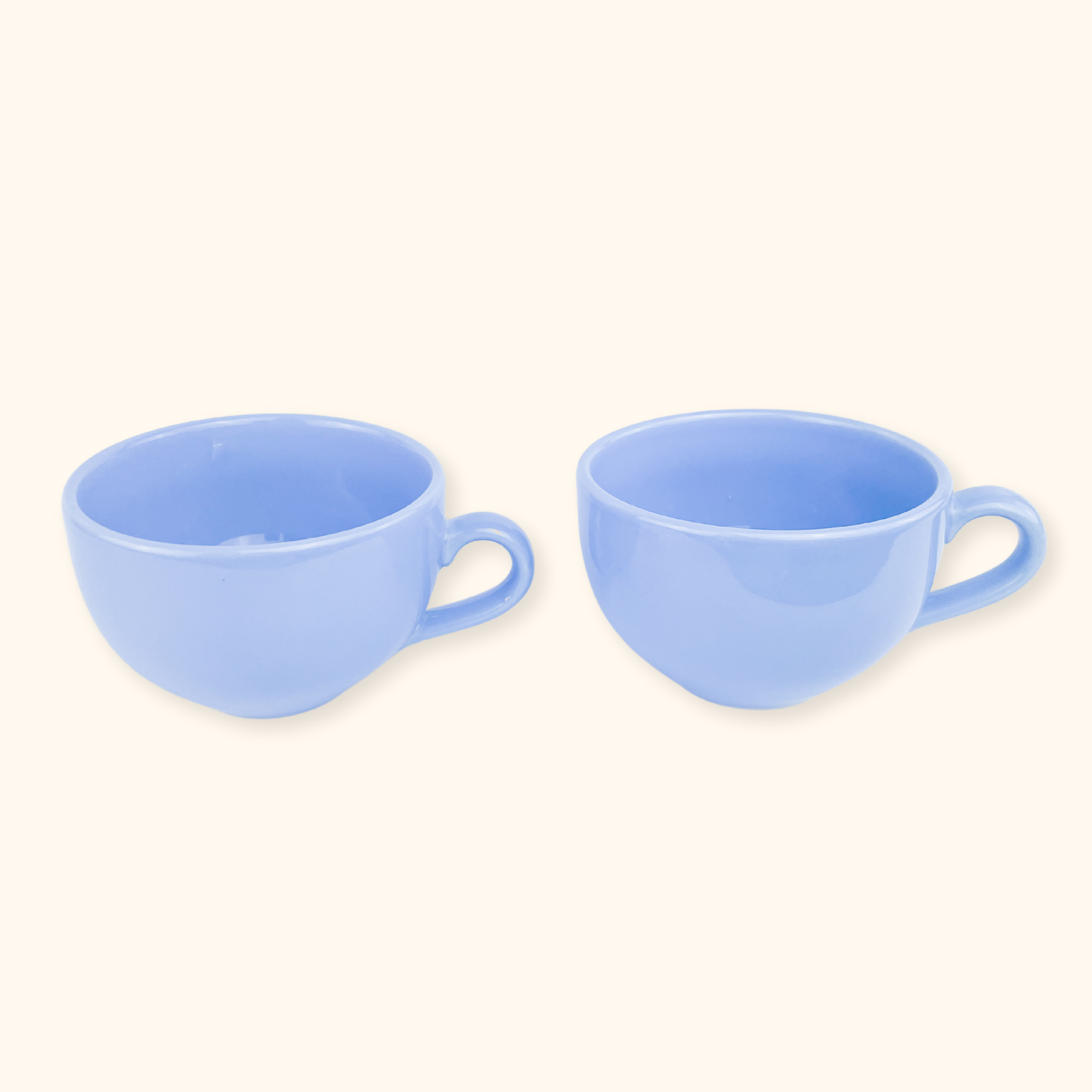 Tams Pottery Lilac Large Coffee Mugs Set of 2 Tams Pottery