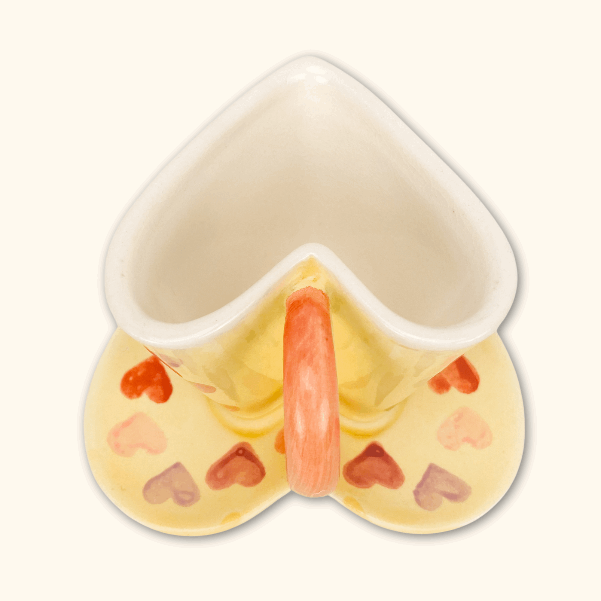 Heart Shaped Cup and Saucer - - Kitchenware