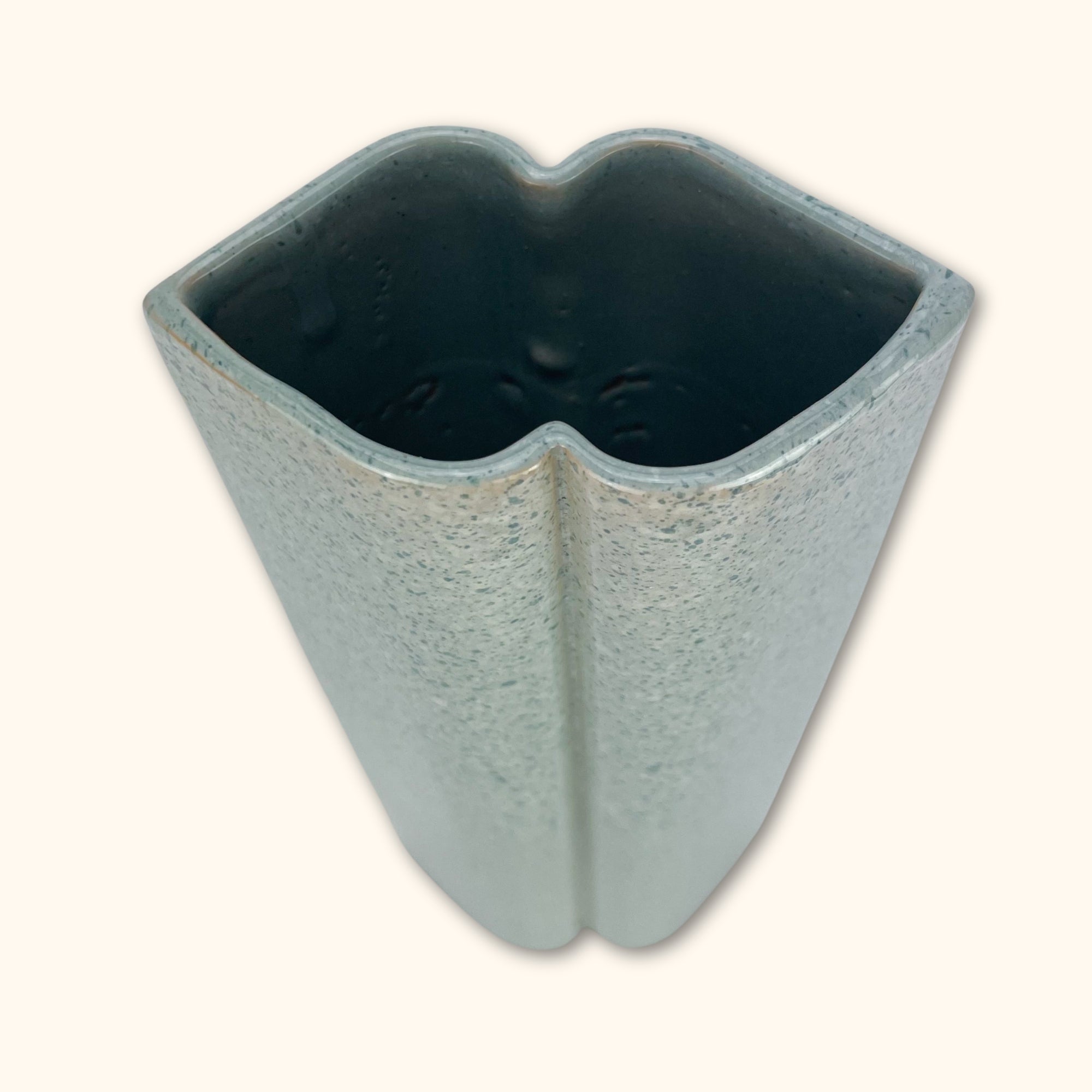 Mint Green Glazed Vase - - Vases