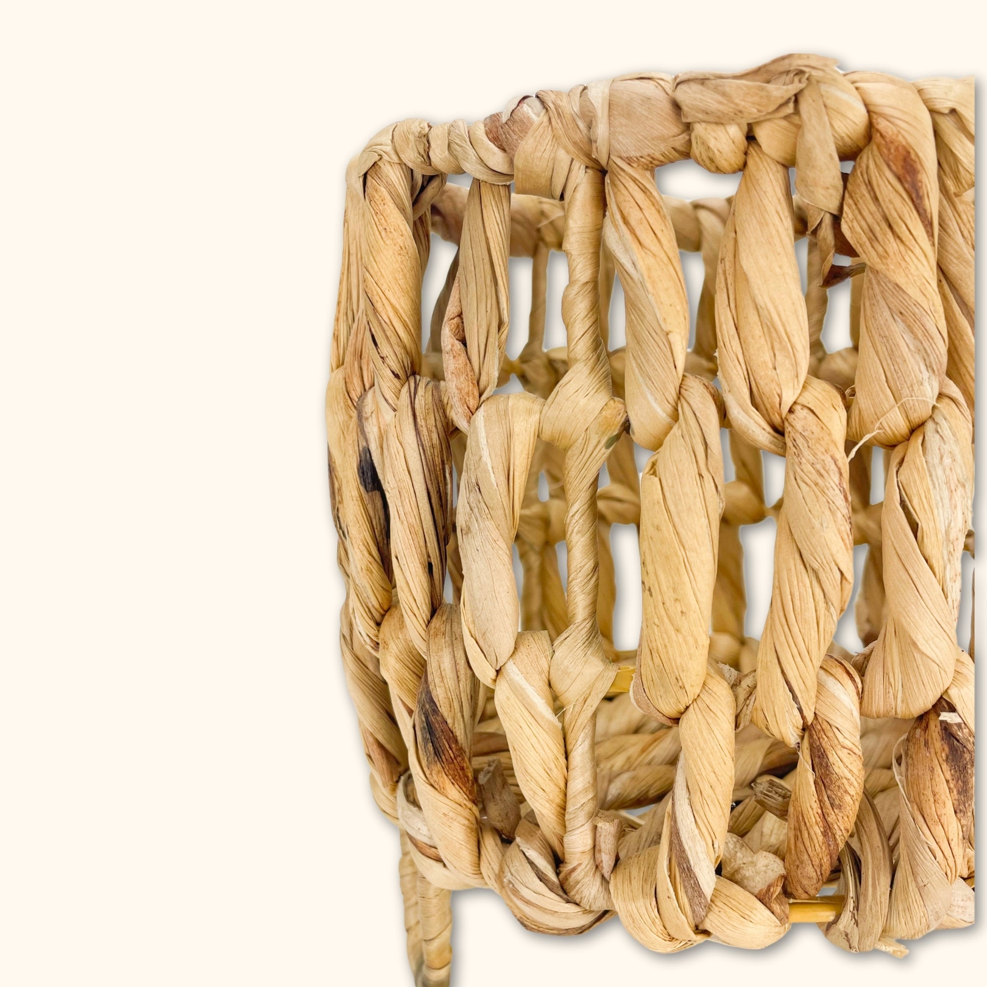 Wicker Standing Small Plant Pot -  - Plant pots