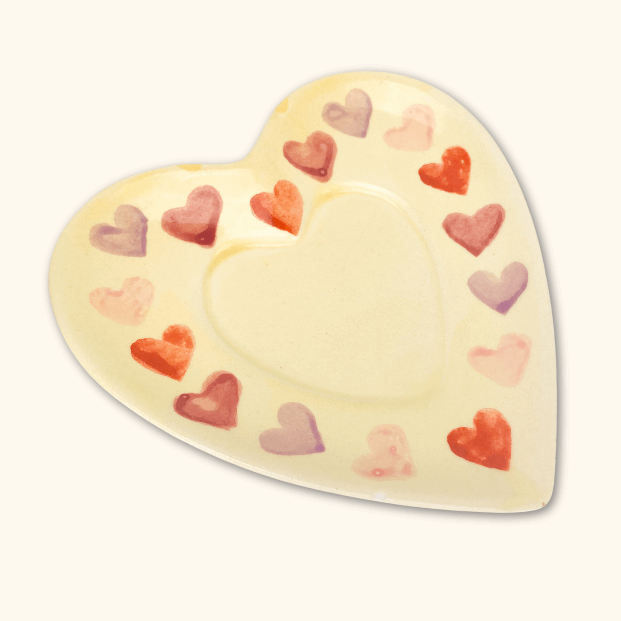 Heart Shaped Cup and Saucer - - Kitchenware