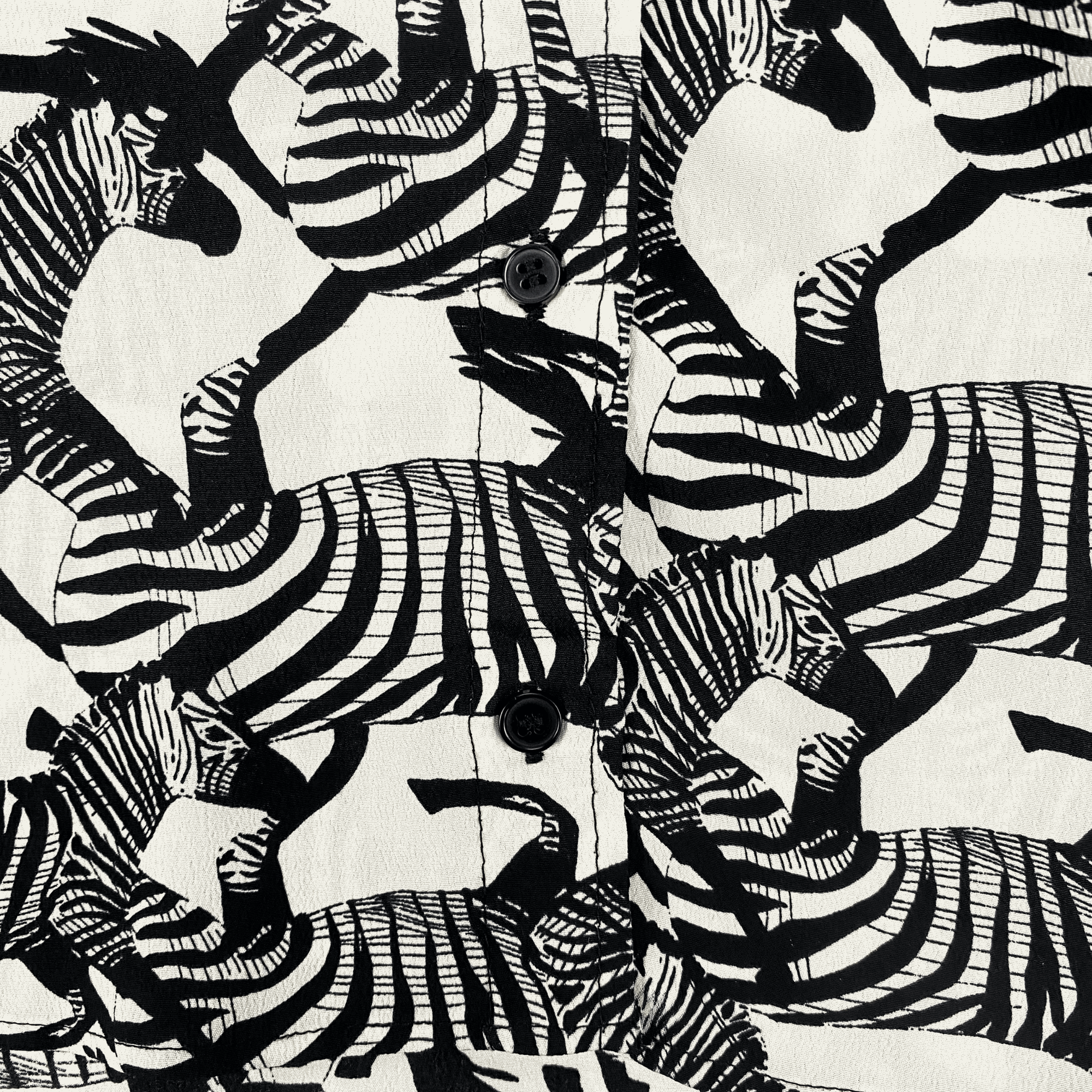 Topshop Zebra Print Oversized Button Up Shirt - Size 4 -  - Shirts