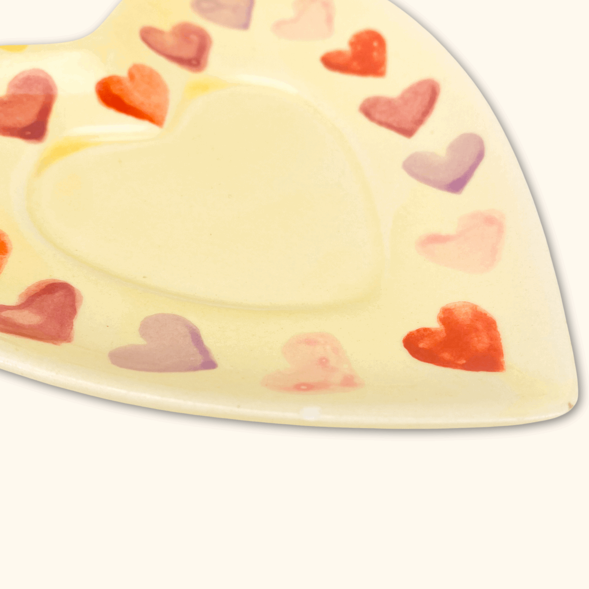 Heart Shaped Cup and Saucer - - Kitchenware