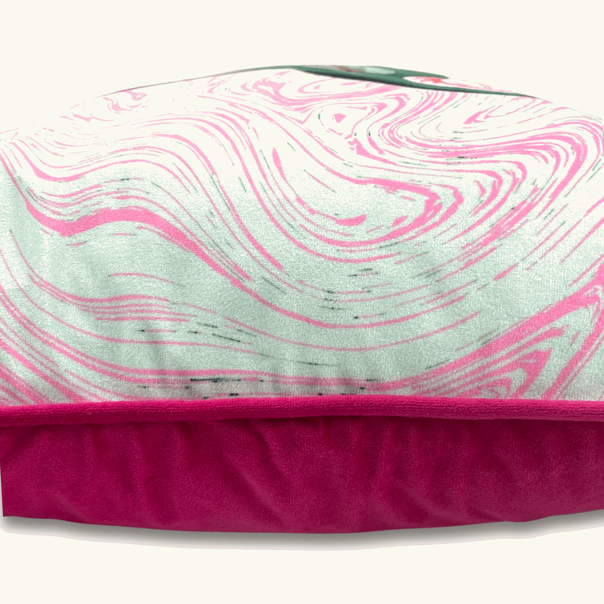 Velvet Bird Hot Pink Large Cushion Cover - - Cushion covers