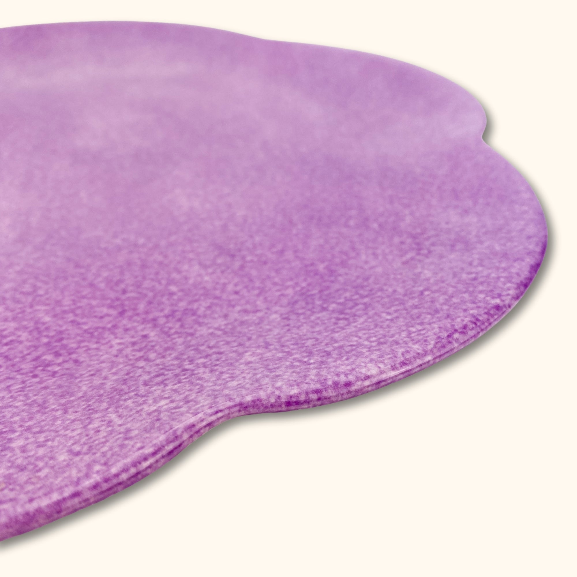 Maryse Boxer Purple Flower Serving Plate - - Dishware