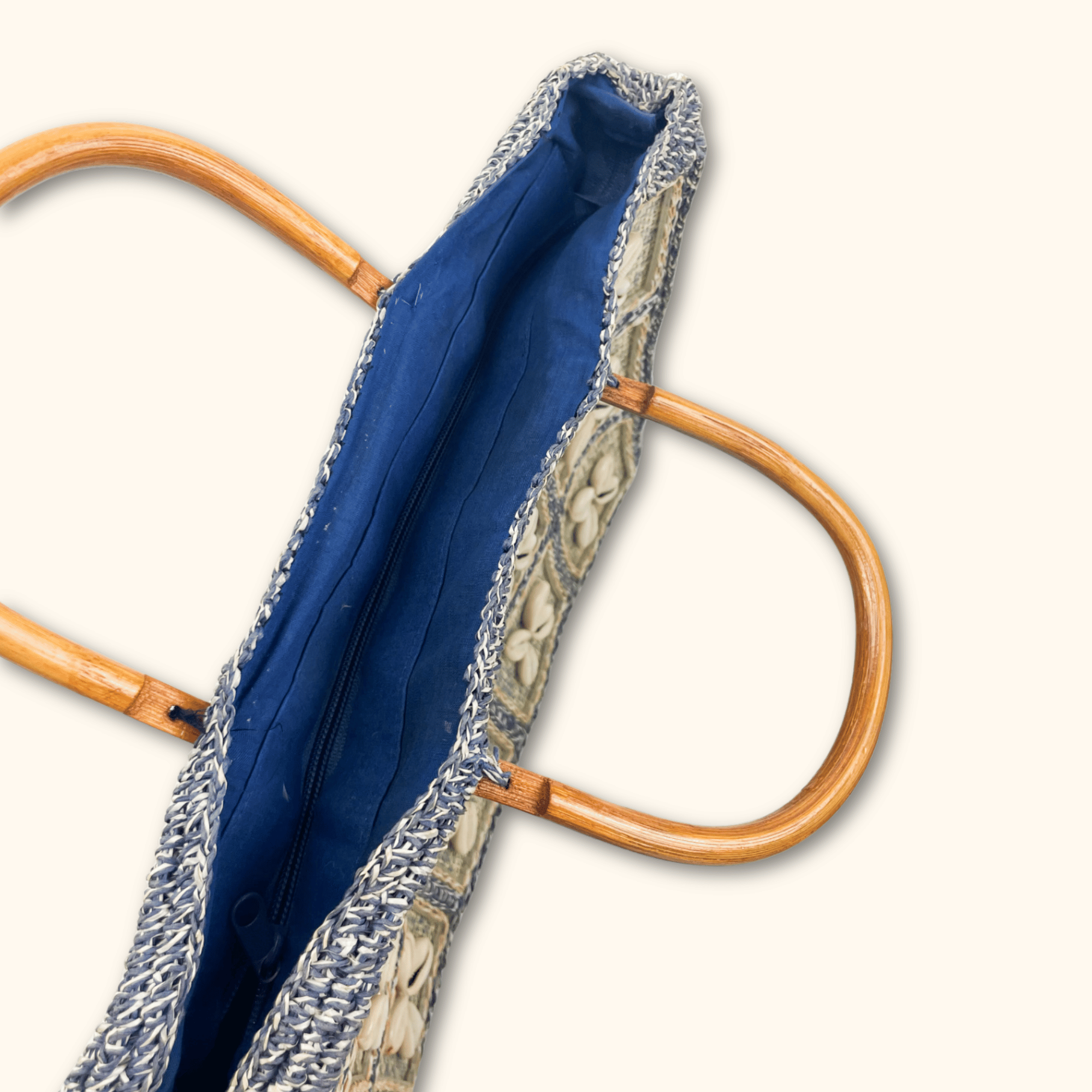 Vintage Janna Hall Shell Beach Bag Sunshine Thrift