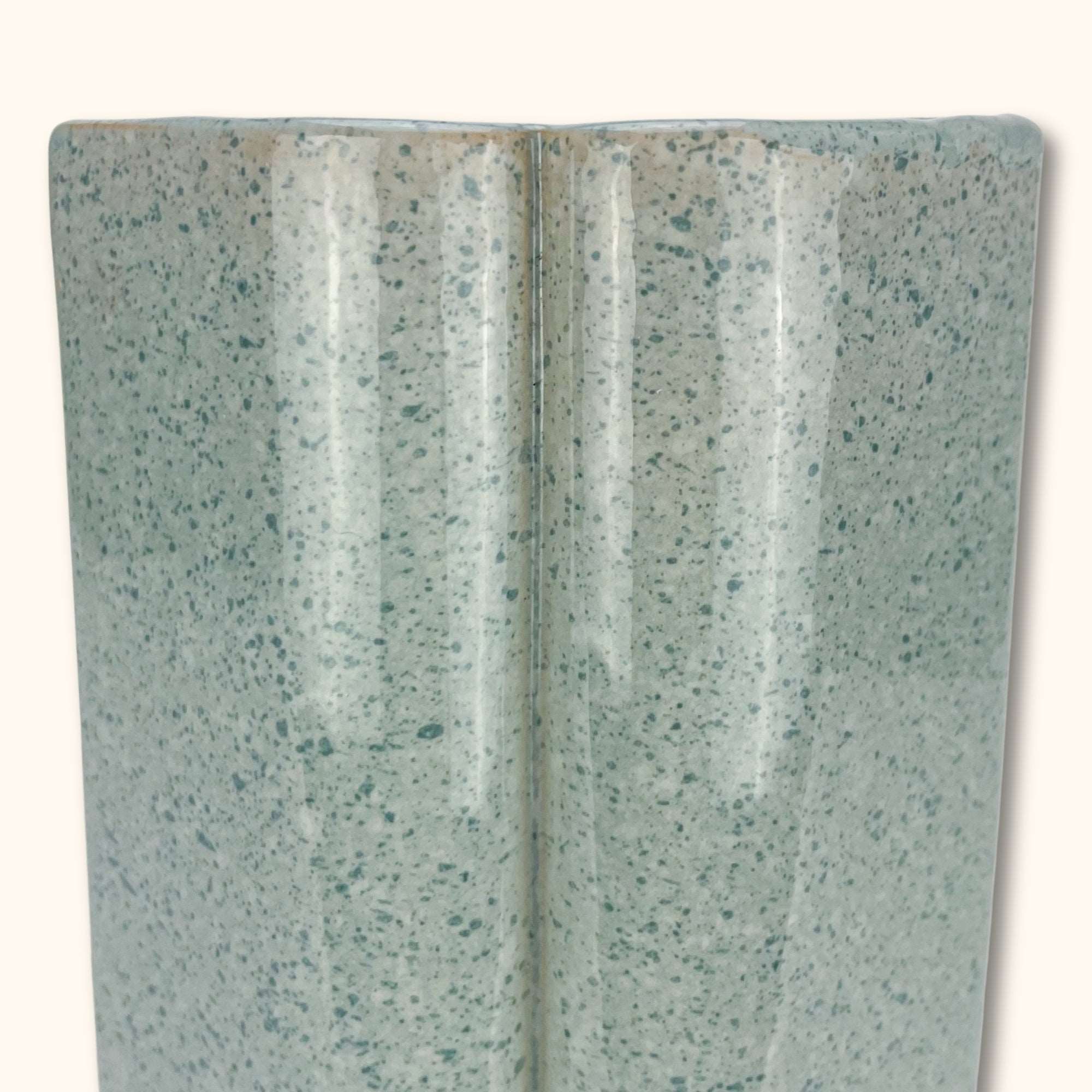 Mint Green Glazed Vase - - Vases