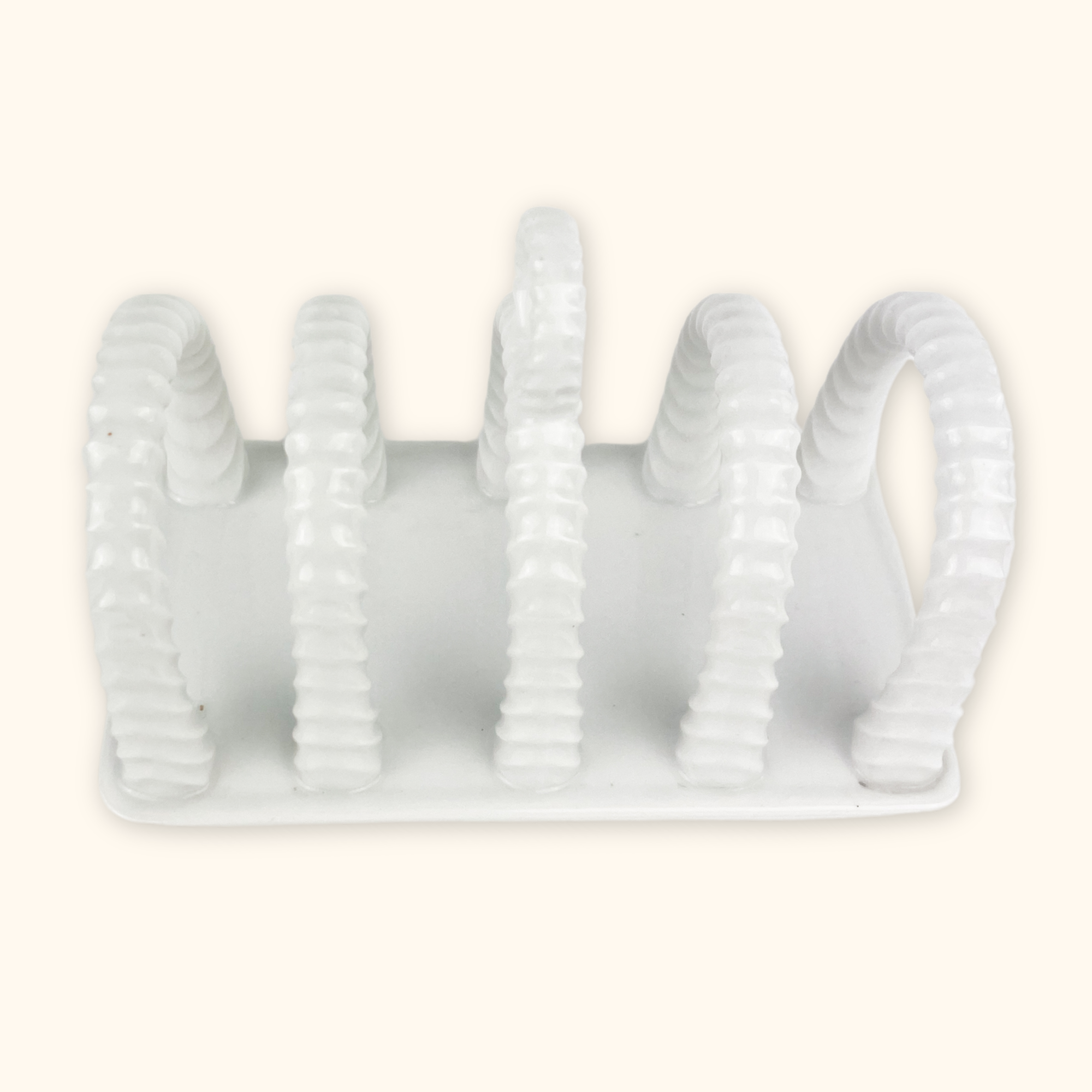 White Ceramic Toast Rack Sunshine Thrift