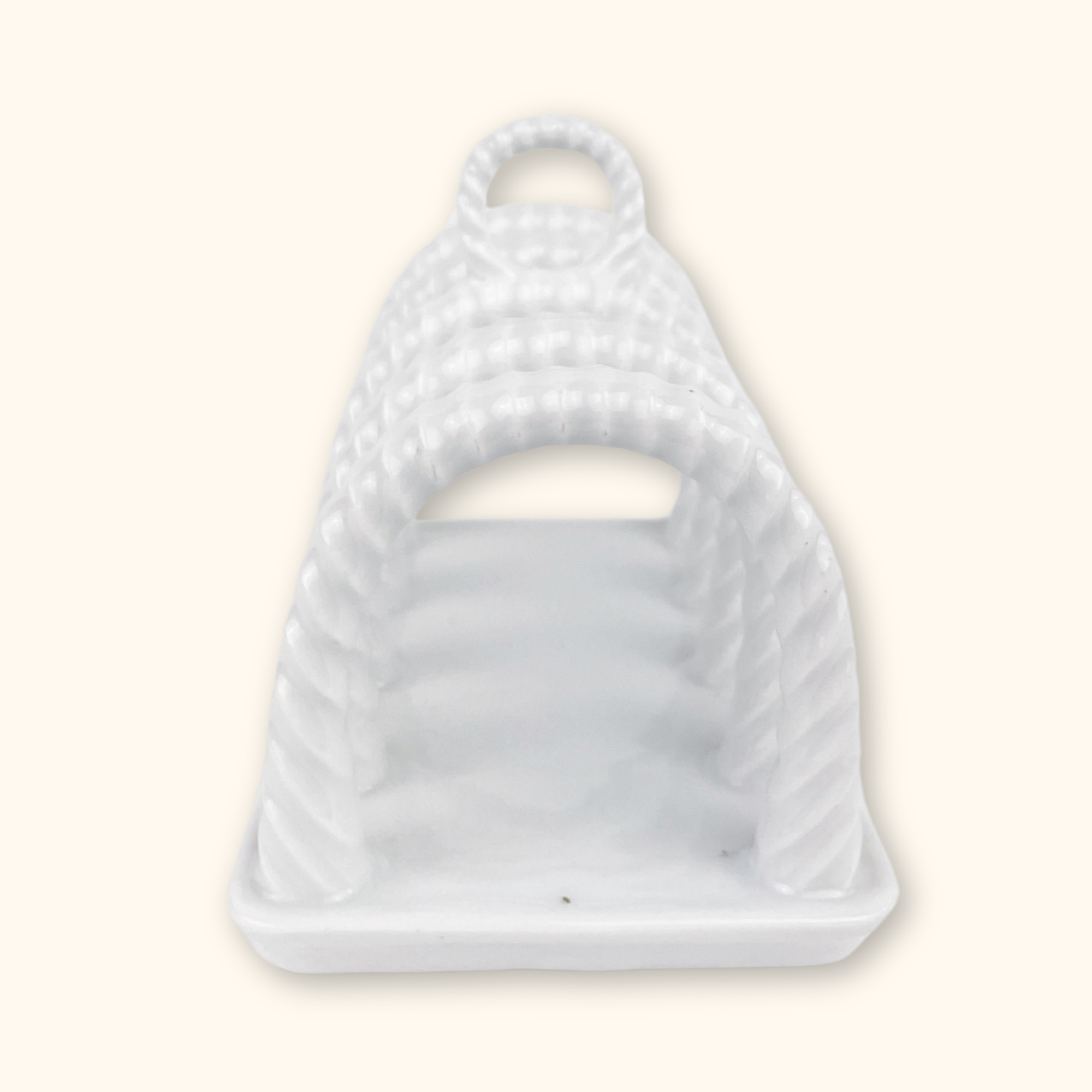 White Ceramic Toast Rack Sunshine Thrift