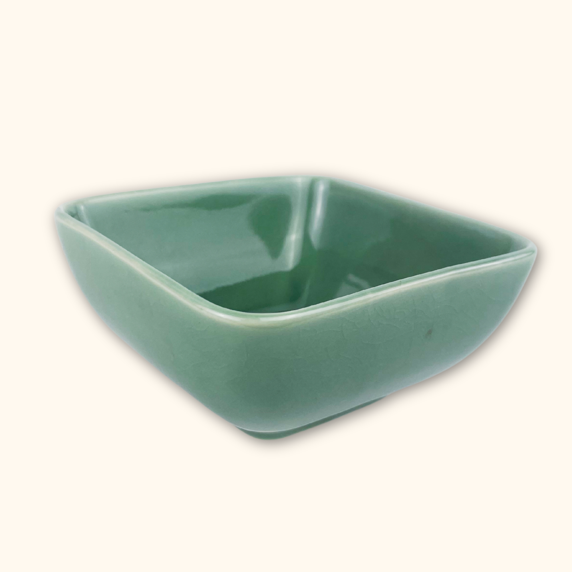 Green Ceramic Dipping Bowls - Set of 3 Sunshine Thrift