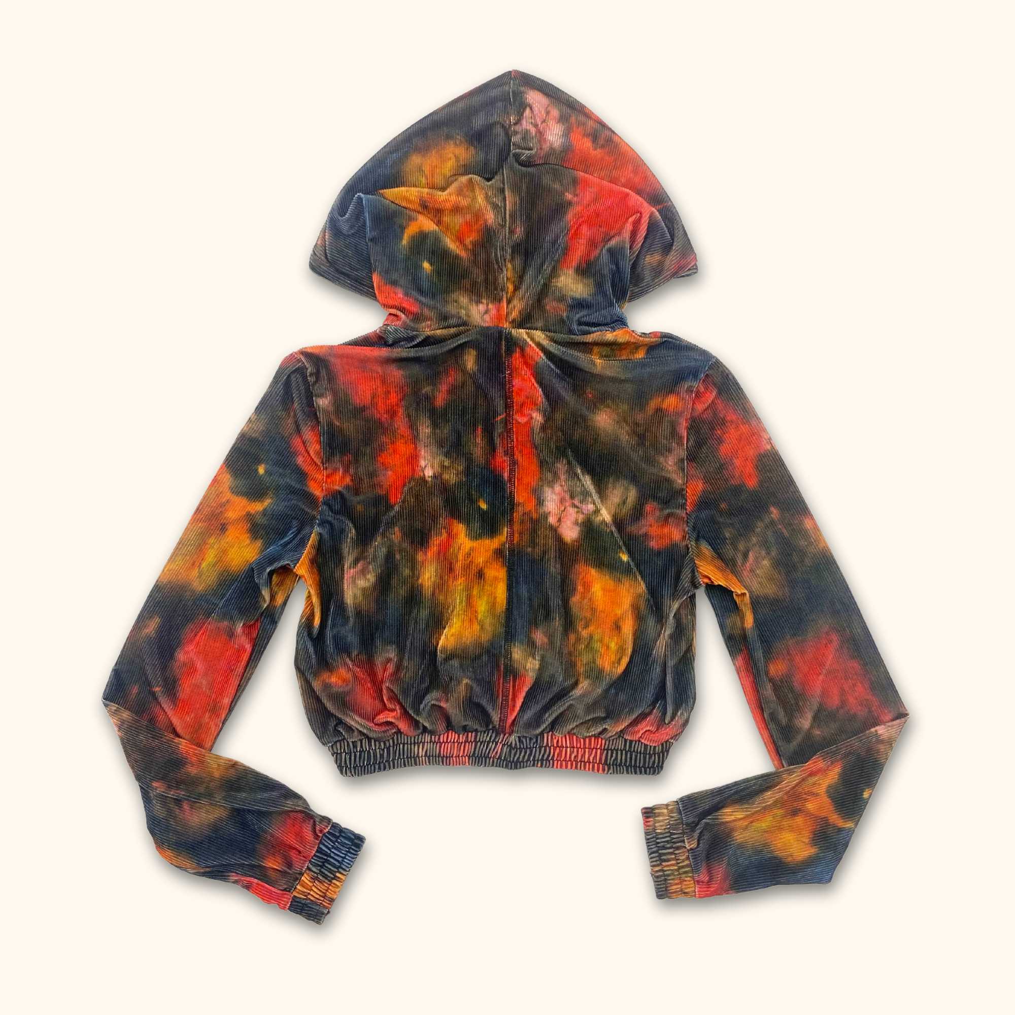 Urban Outfitters Tie Dye Cropped Zip Up Hoodie - Size Small -  - Coats & jackets