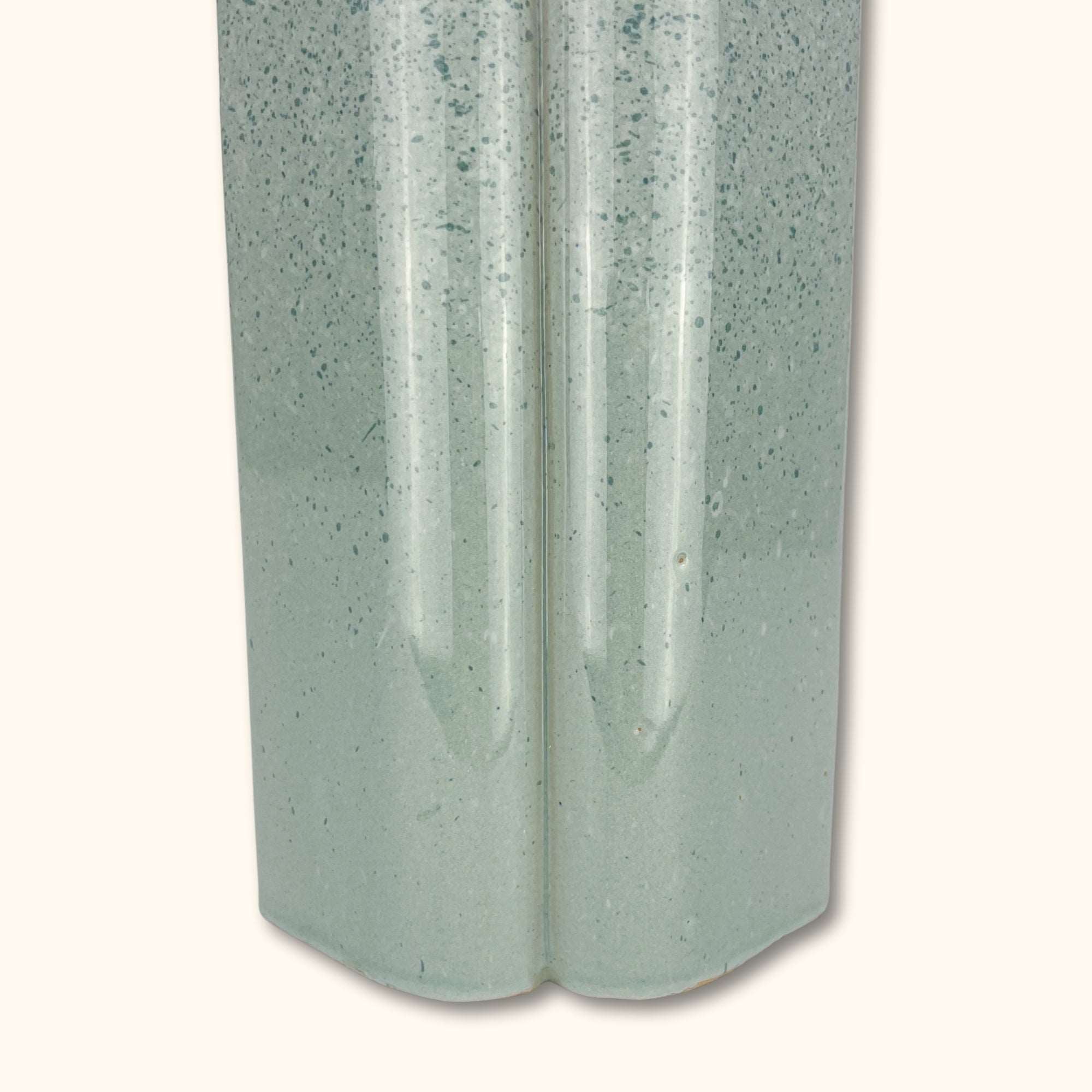 Mint Green Glazed Vase - - Vases