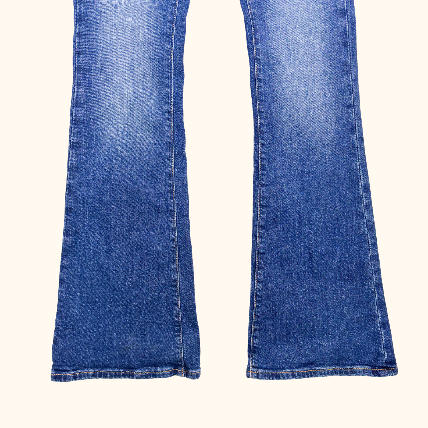 Guess Hemp Sexy Flared Faded High-Rise Jeans - Size 25inch Guess