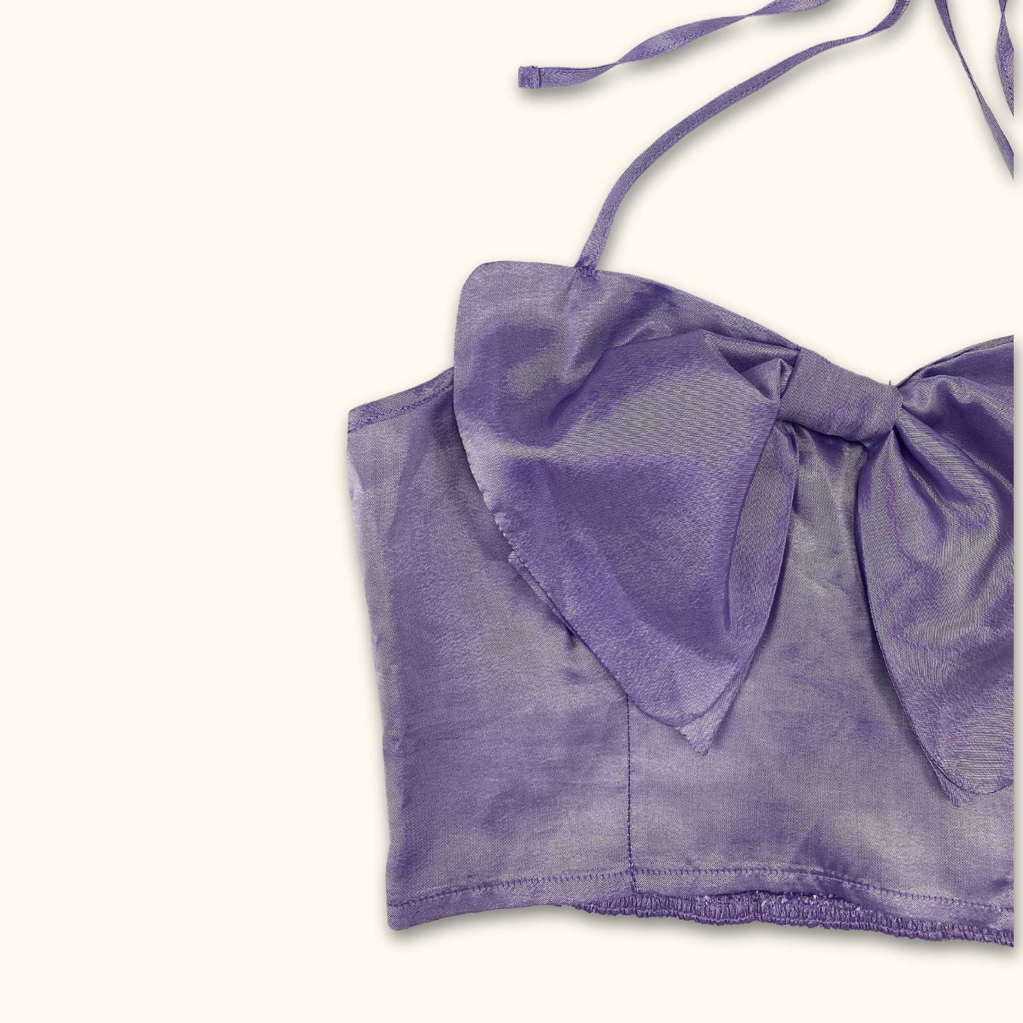 Miss Selfridge Lilac Halter Neck Cami Top in Lilac - Size 8 -  - Tops