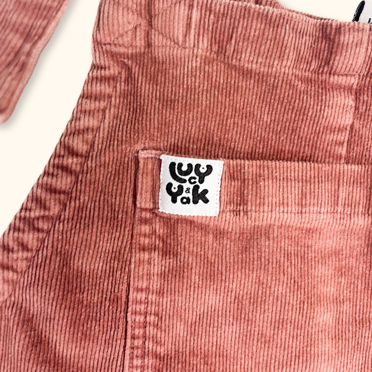 Lucy & Yak Original Blush Pink Dungarees - Size XS - - Jumpsuits & playsuits