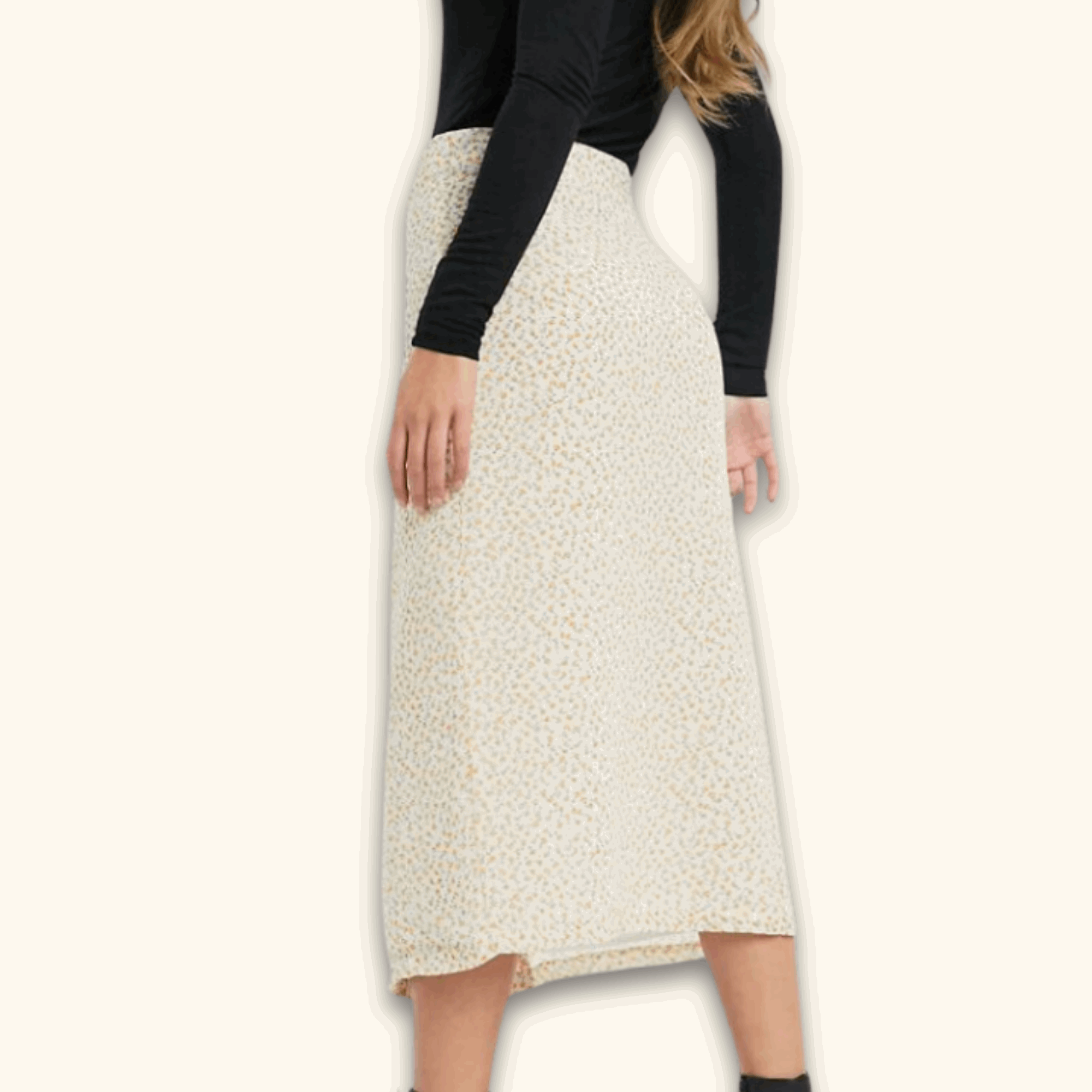 Daisy Street Floral Slit Button Midi Skirt - Size 24 - - Skirts