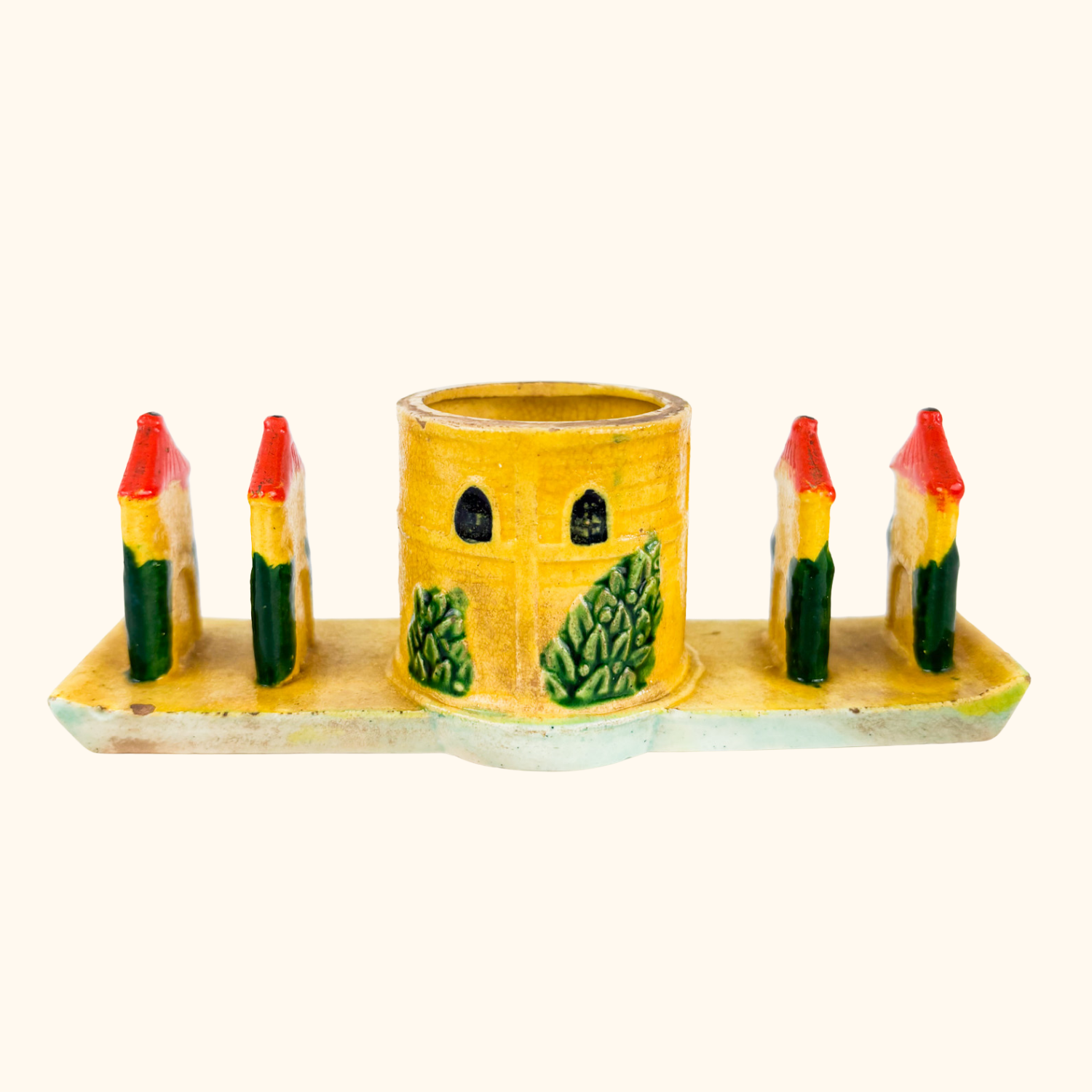 Japanese Wood Vintage Egg and Soldiers Stand Sunshine Thrift