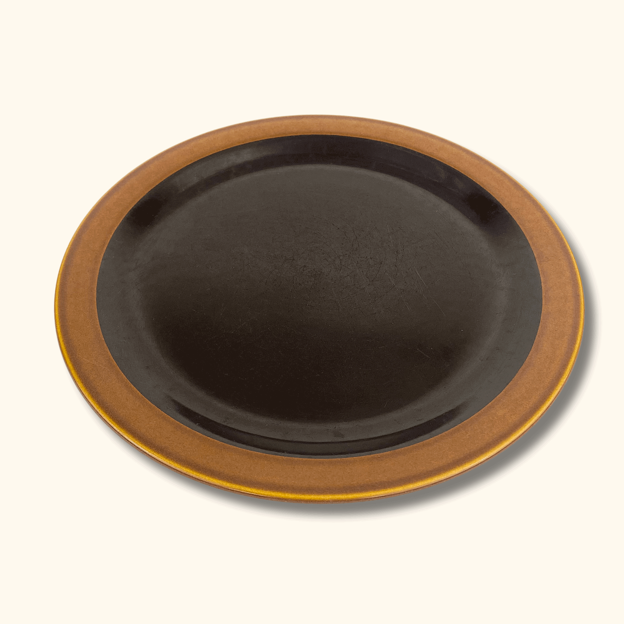Hornsea Bronte Vintage Retro Brown Plate Set For 2 -  - Kitchenware