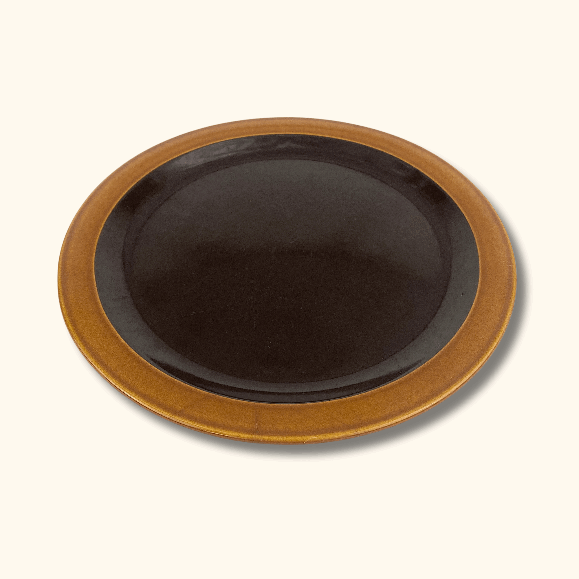 Hornsea Bronte Vintage Retro Brown Plate Set For 2 -  - Kitchenware