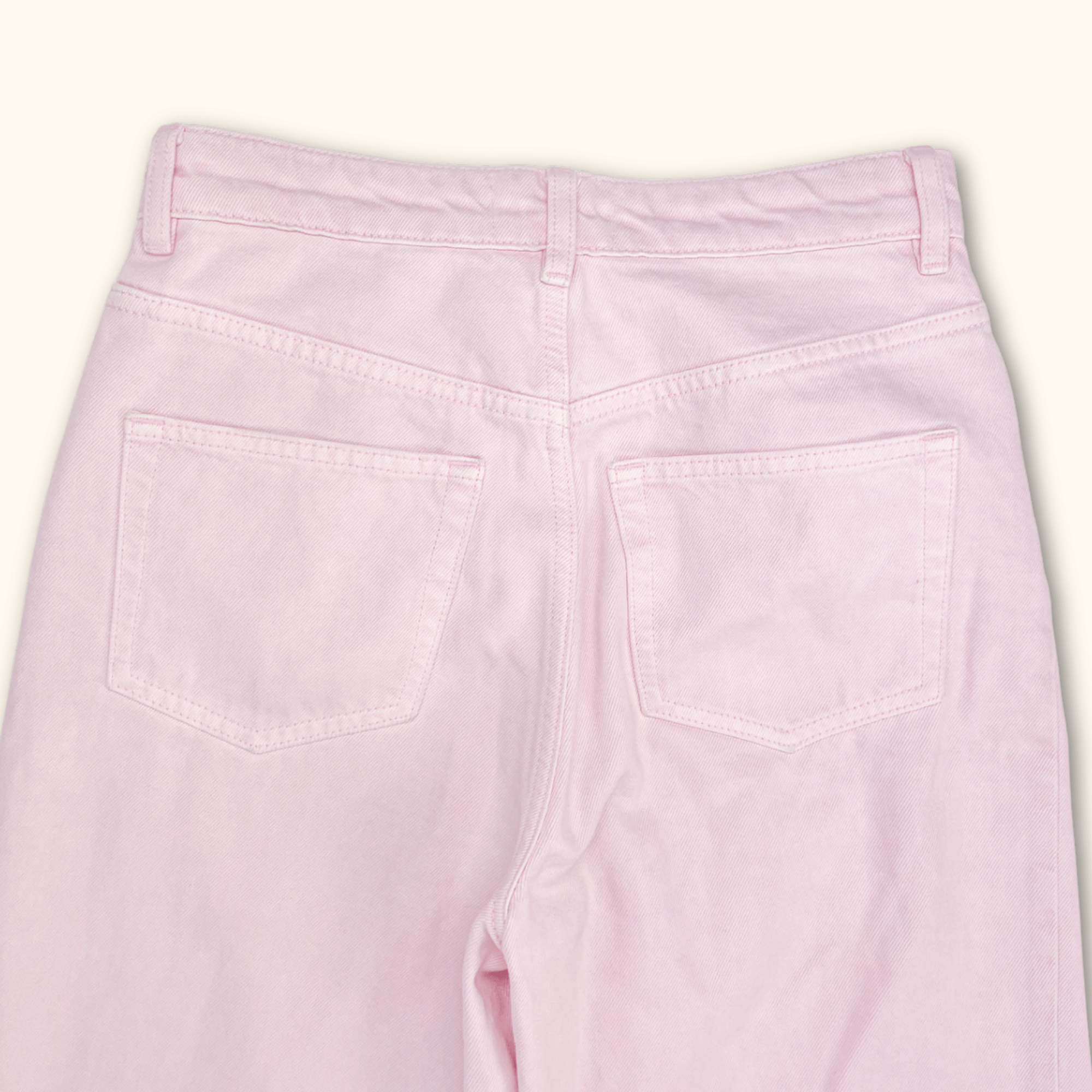 & Other Stories Pink Wide Leg Jeans - Size W26 & Other Stories