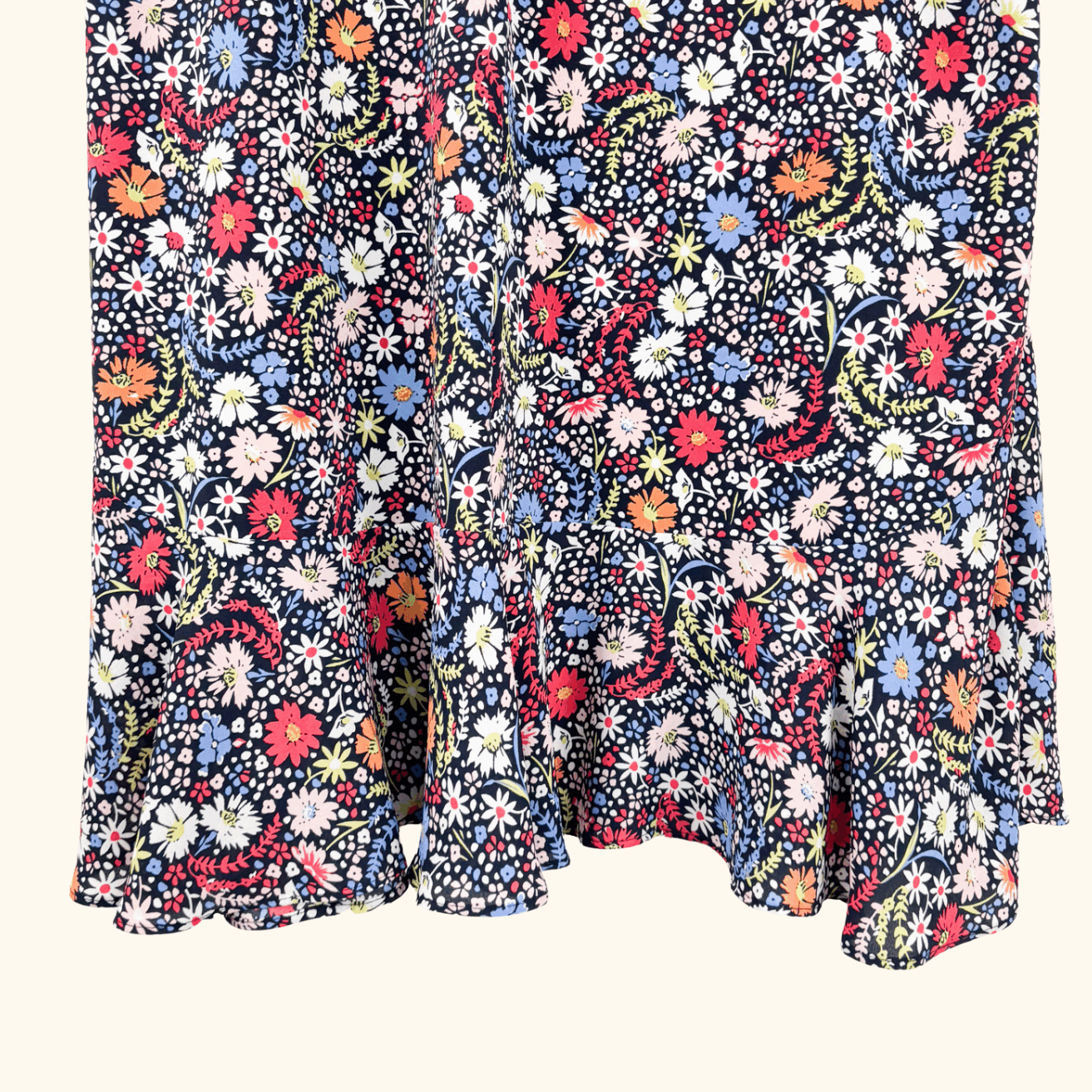 Next Floral Short Sleeve Tea Dress - Size 22 Next