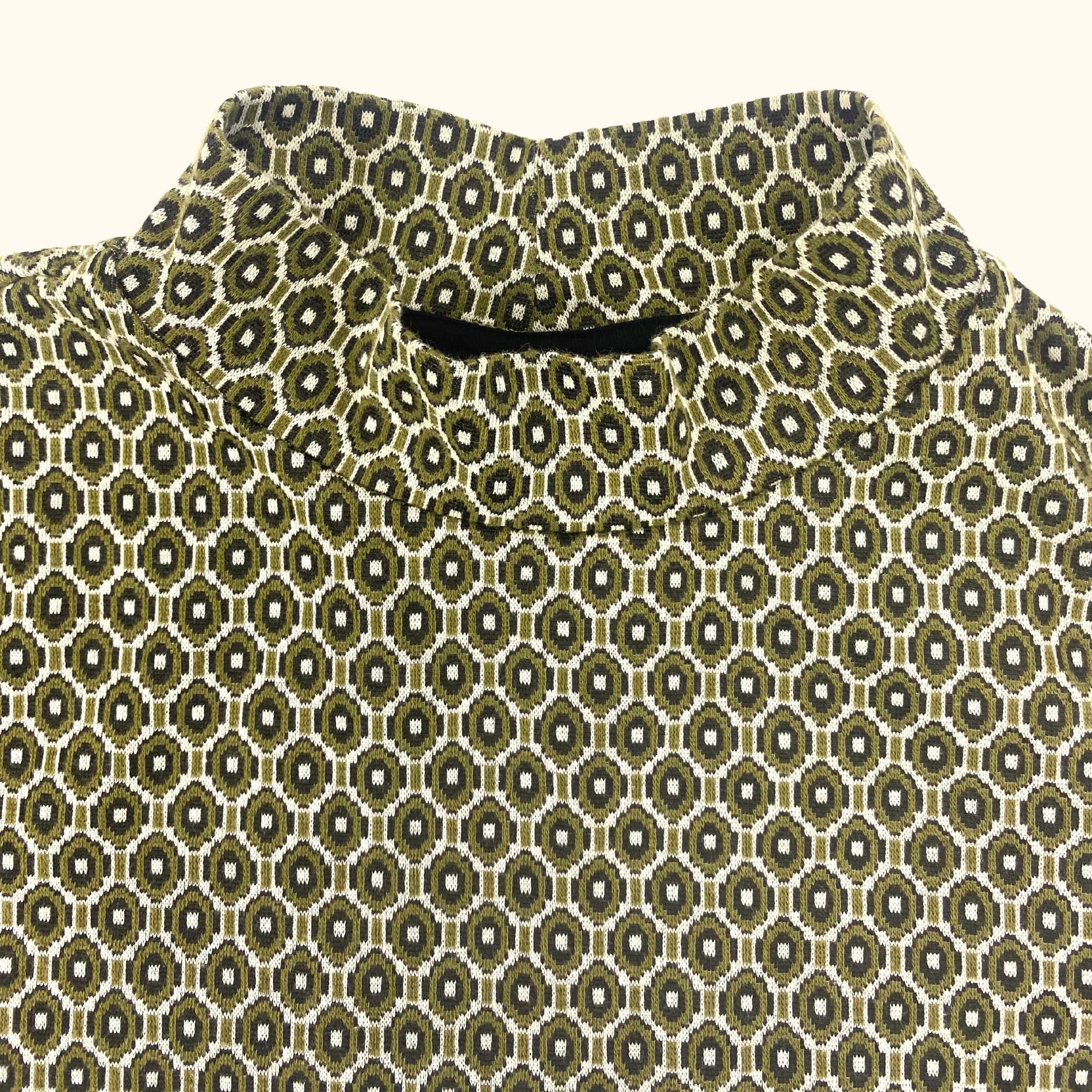Topshop Green Long Sleeve Crop Top - Size 6 - - Tops & Shirts