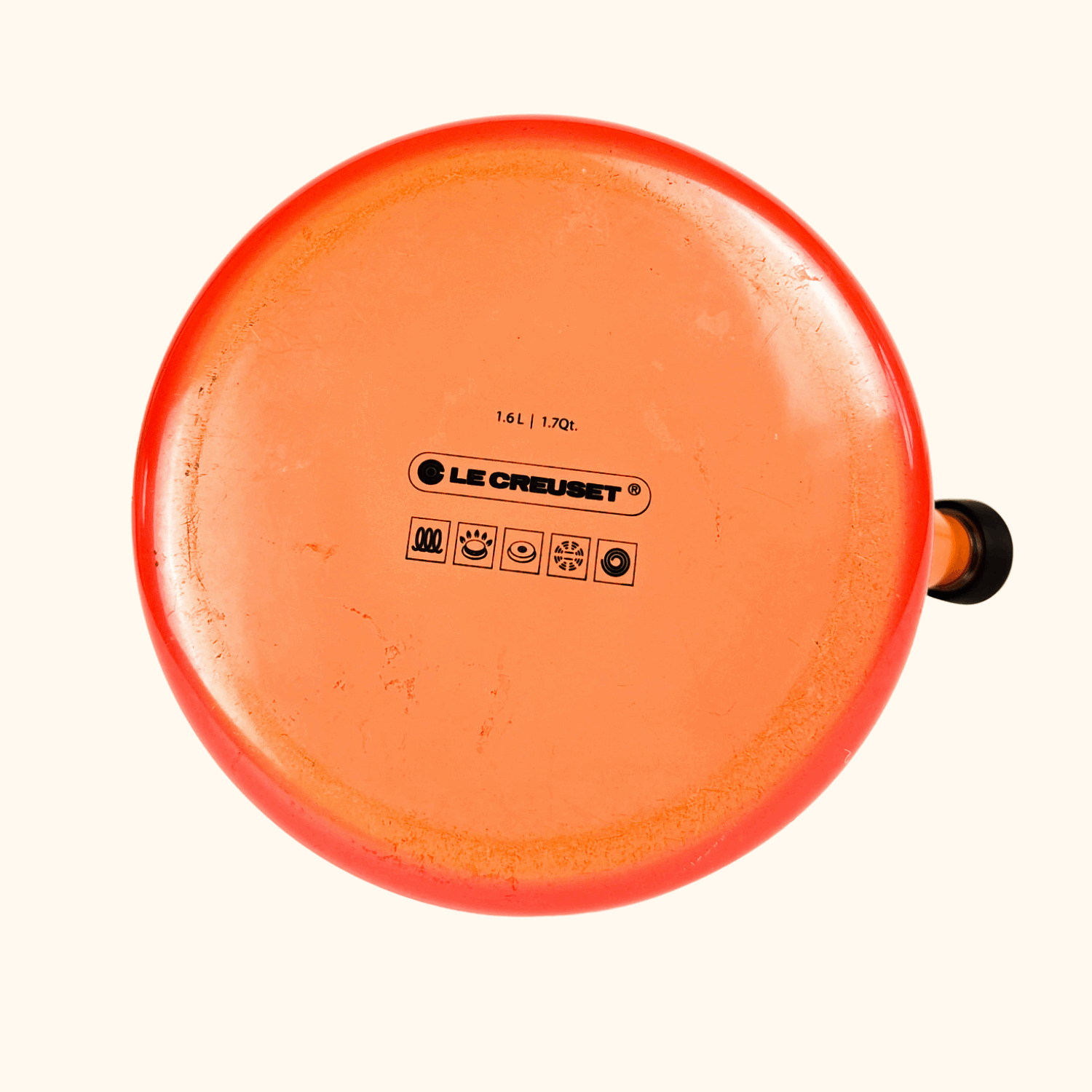 Le Creuset Volcanic Orange Kone Kettle 1.6L - - Kitchenware