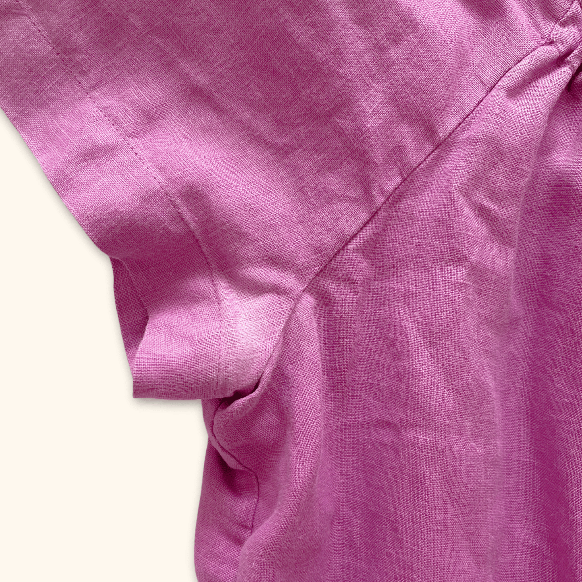 Hobbs 100% Linen Purple Short Sleeve Shirt - Size 12 - - Tops & Shirts