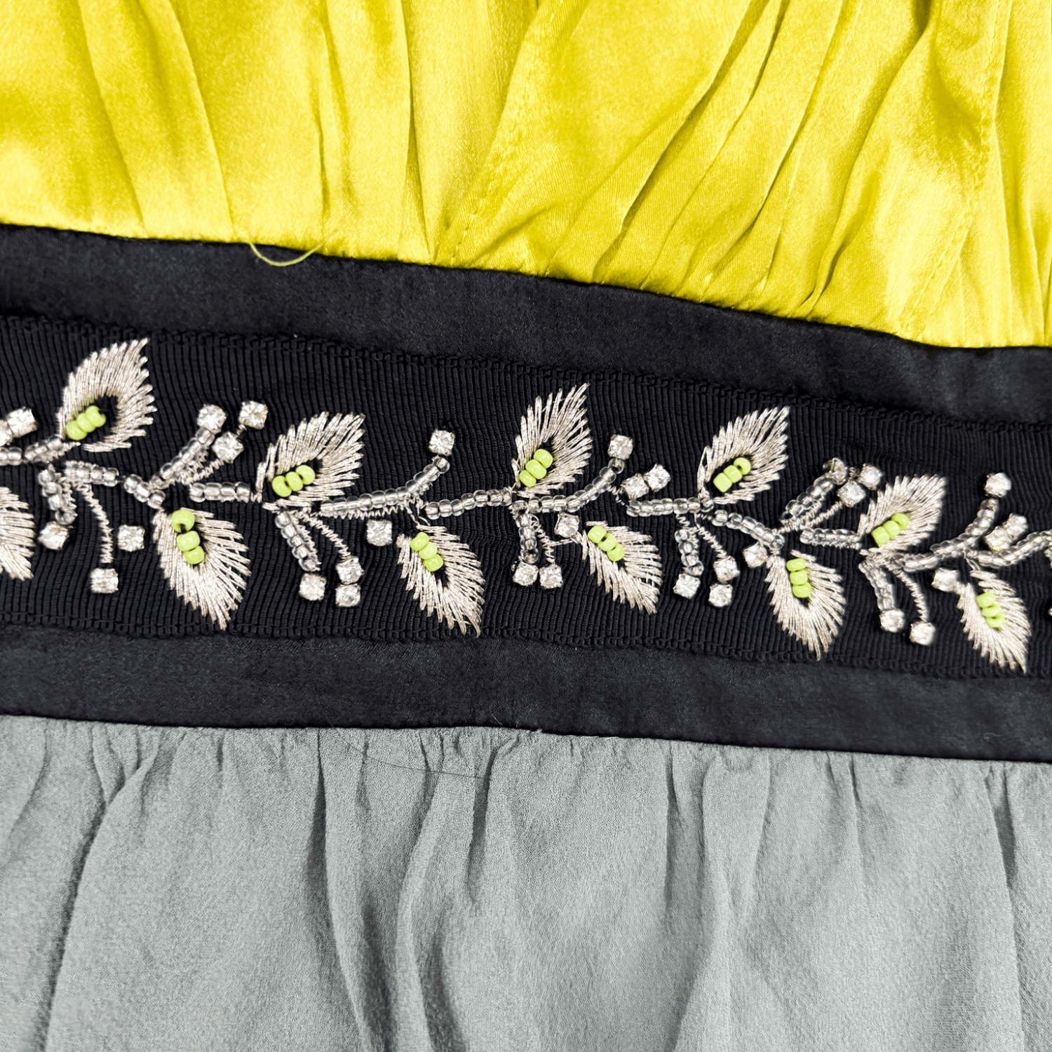 Monsoon 100% Silk Ruffle Tiered Dress - Size 8