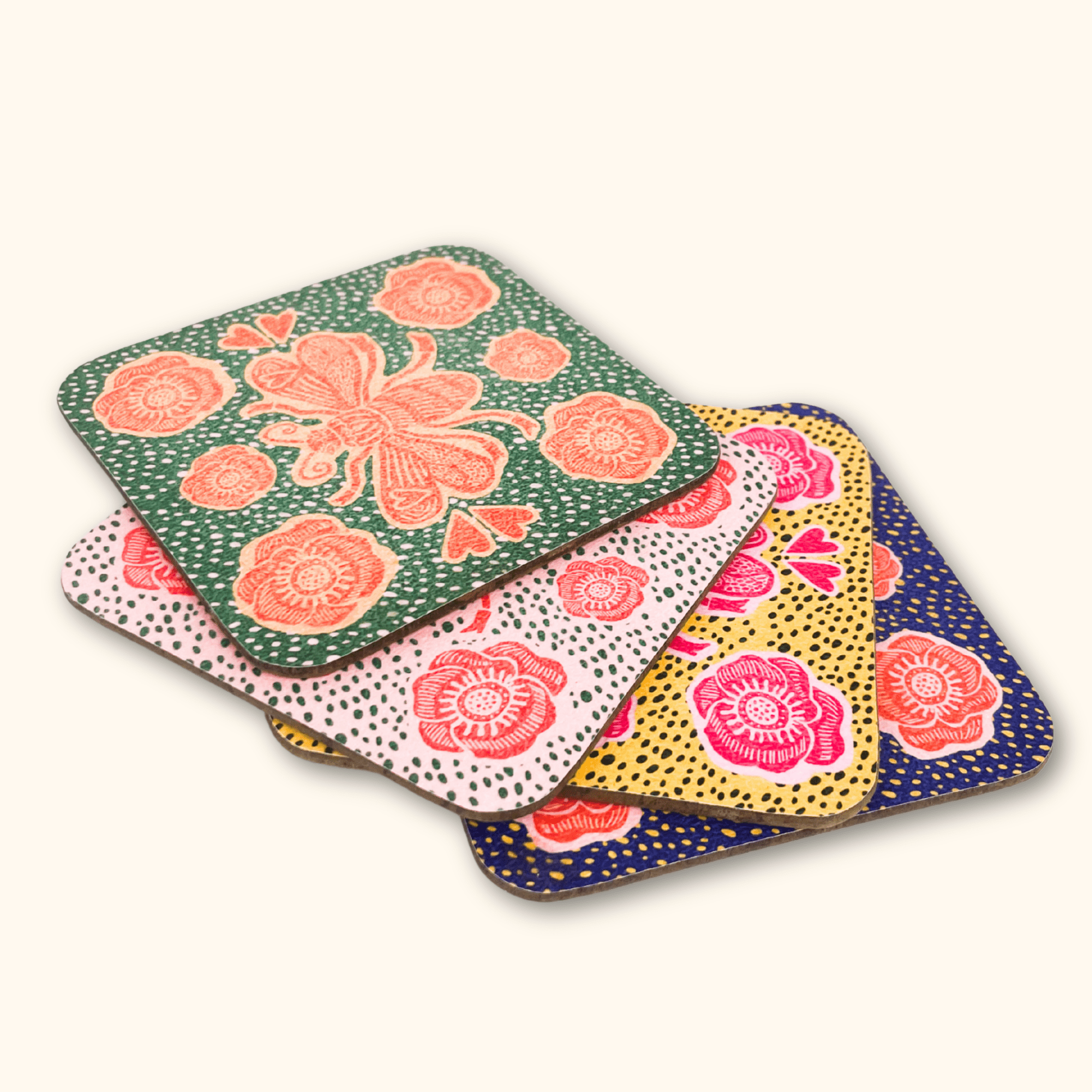 The Neighbourhood Threat Worker Bee Coaster Set The Neighbourhood Threat