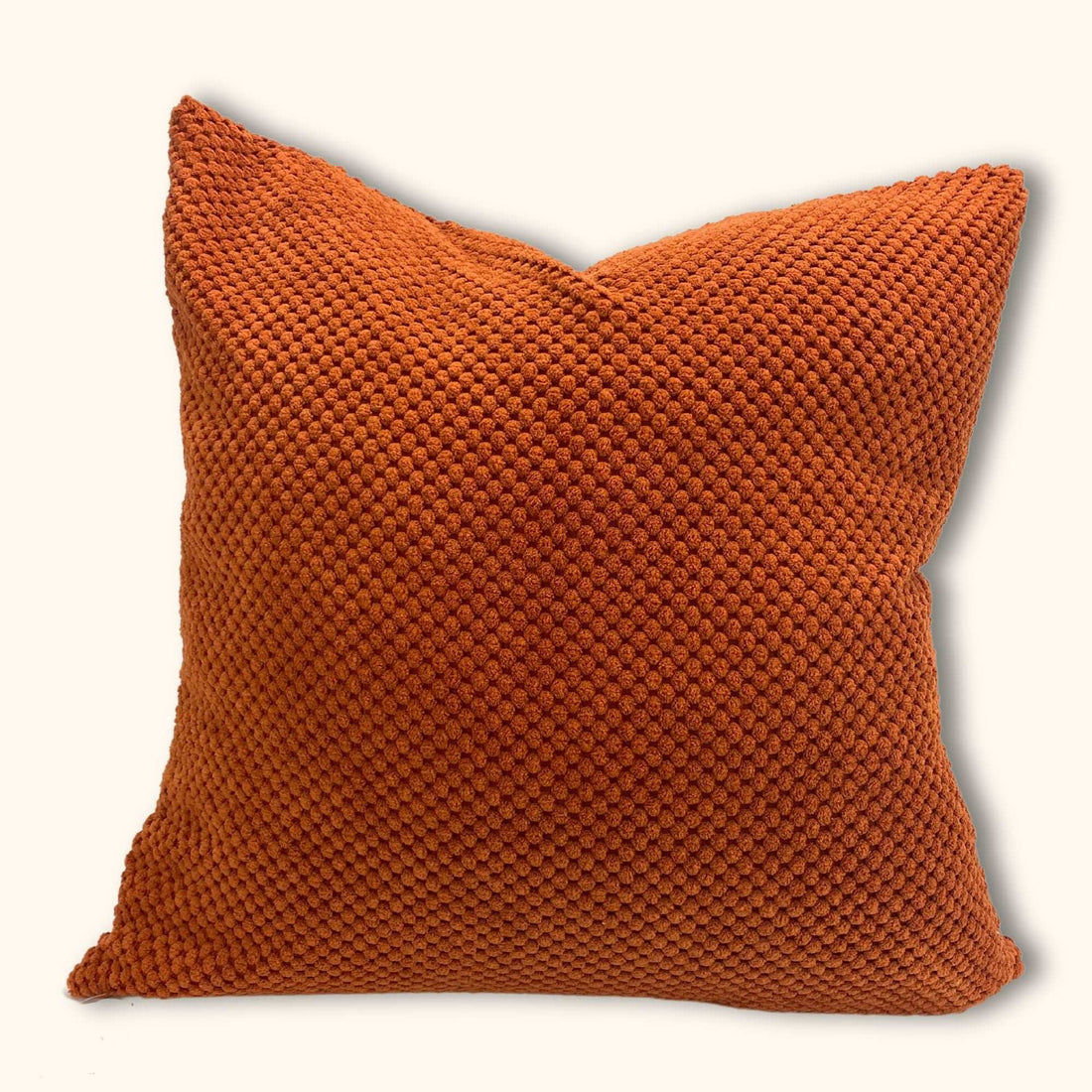 Dunelm Burnt Orange Square Cushion Cover - - Cushion covers