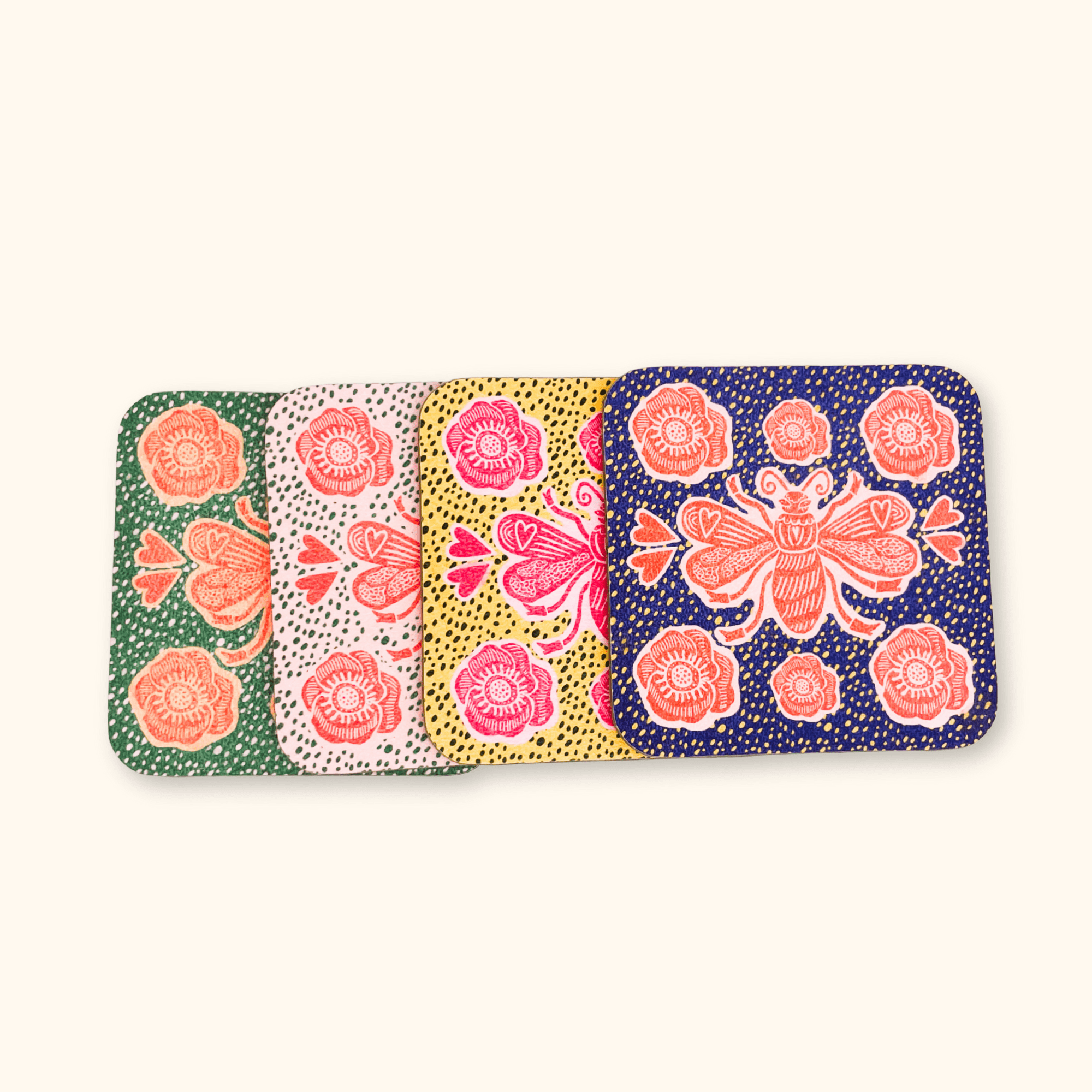 The Neighbourhood Threat Worker Bee Coaster Set The Neighbourhood Threat