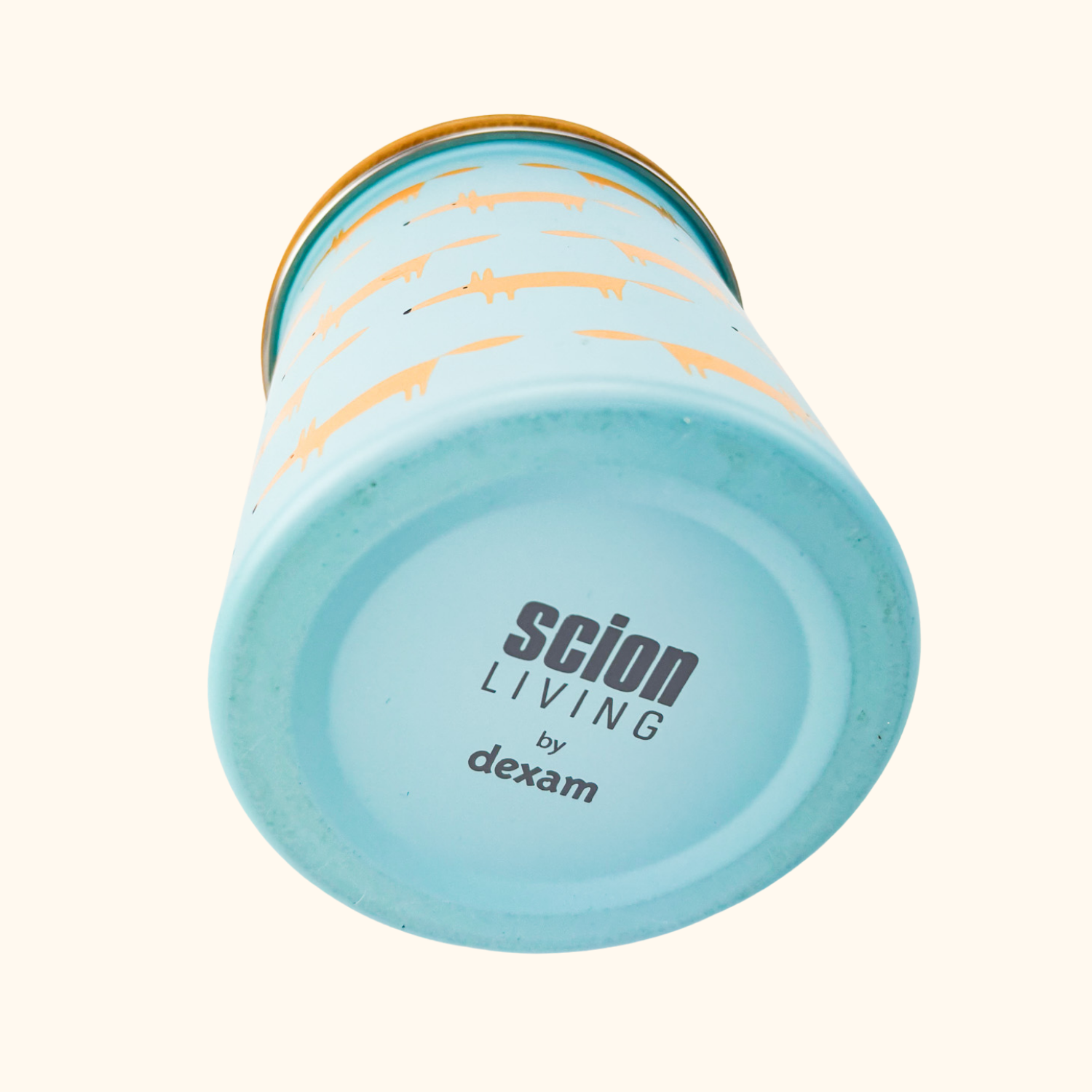Scion Mr Fox Blue Metal Storage Jar Scion
