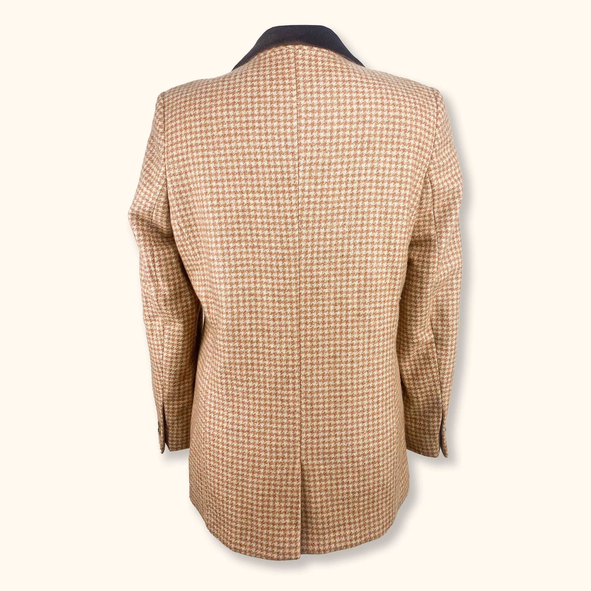 Cashmere Houndstooth Pink Blazer - Size 10 -  - Coats & jackets