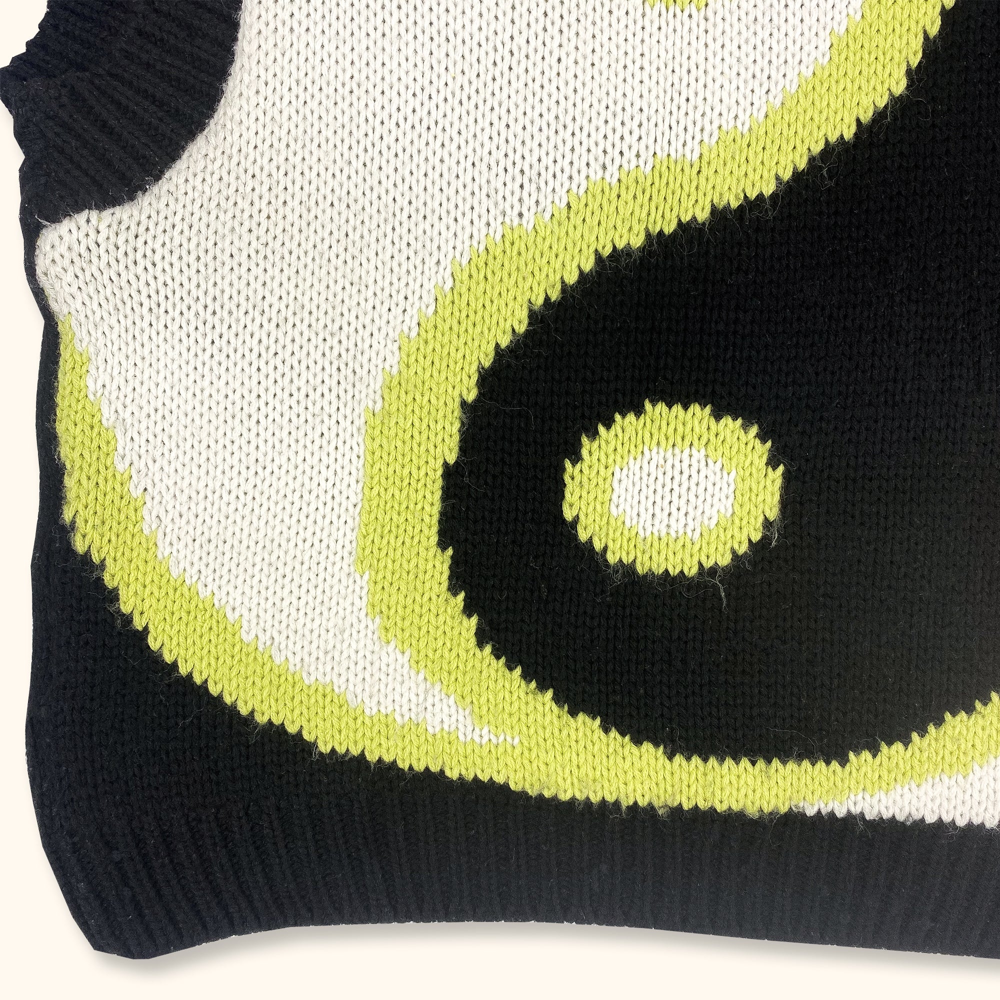 Topshop Yin Yang Black Sweater Vest - Small - - Jumpers