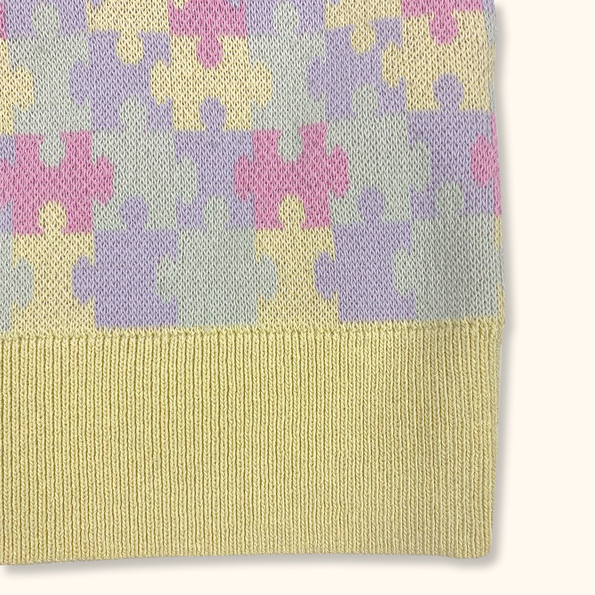 Zara Jigsaw Multi Coloured Sweater Vest - Size Medium - - Knitwear